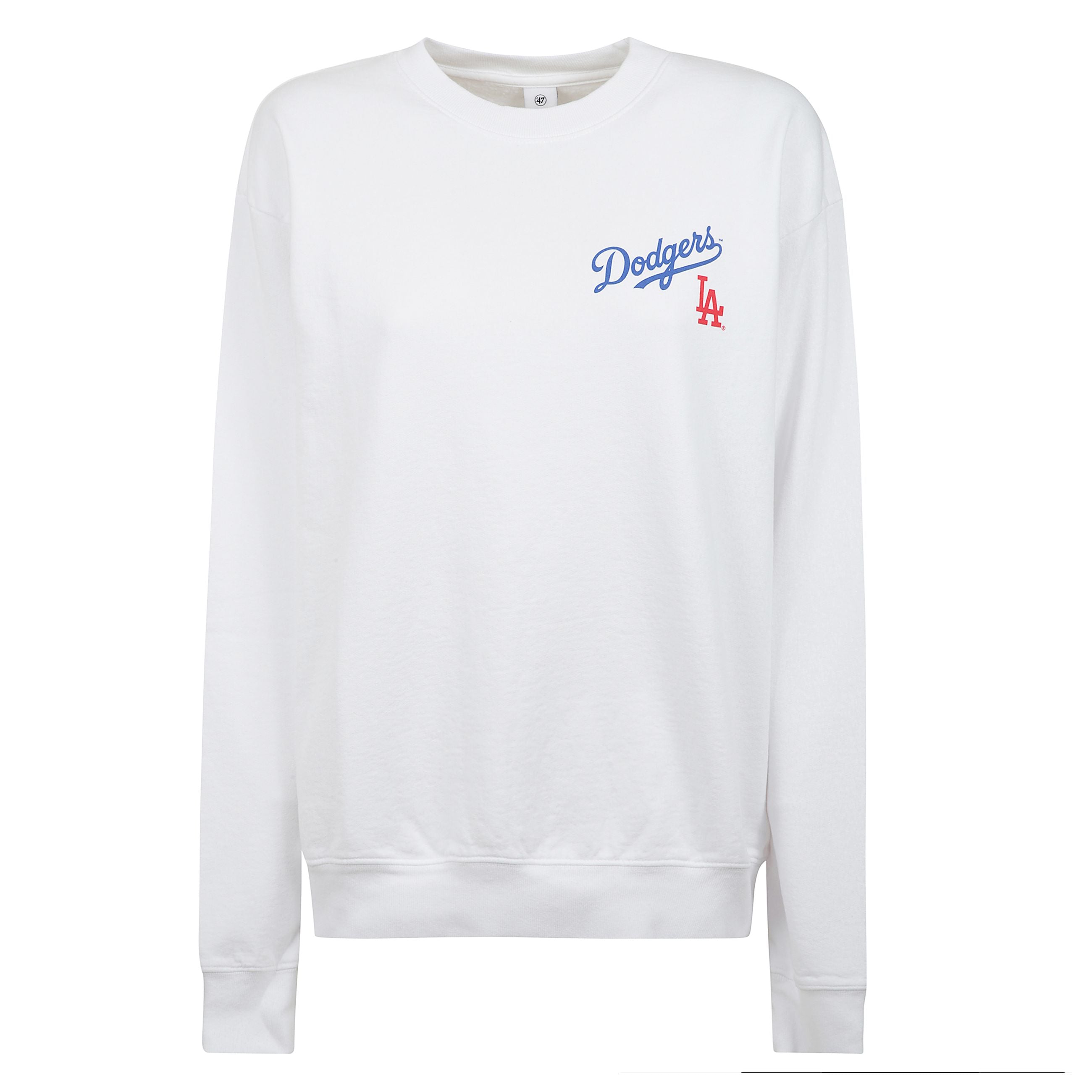 Felpa girocollo con logo dei dodgers.