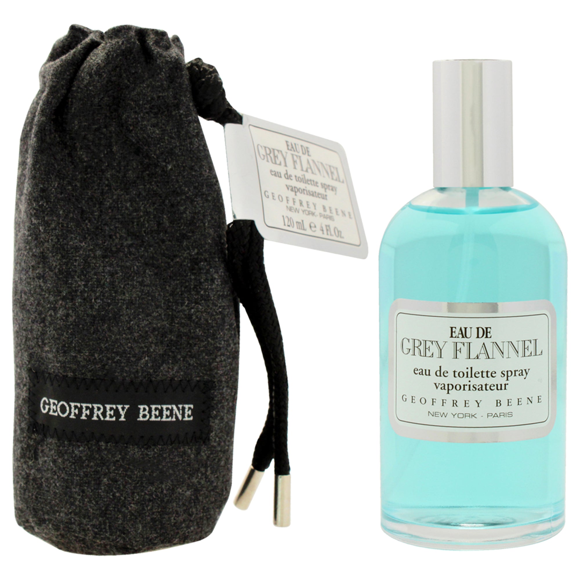 Eau De Grey Flannel by Geoffrey Beene for Men - 4 EDT Spray