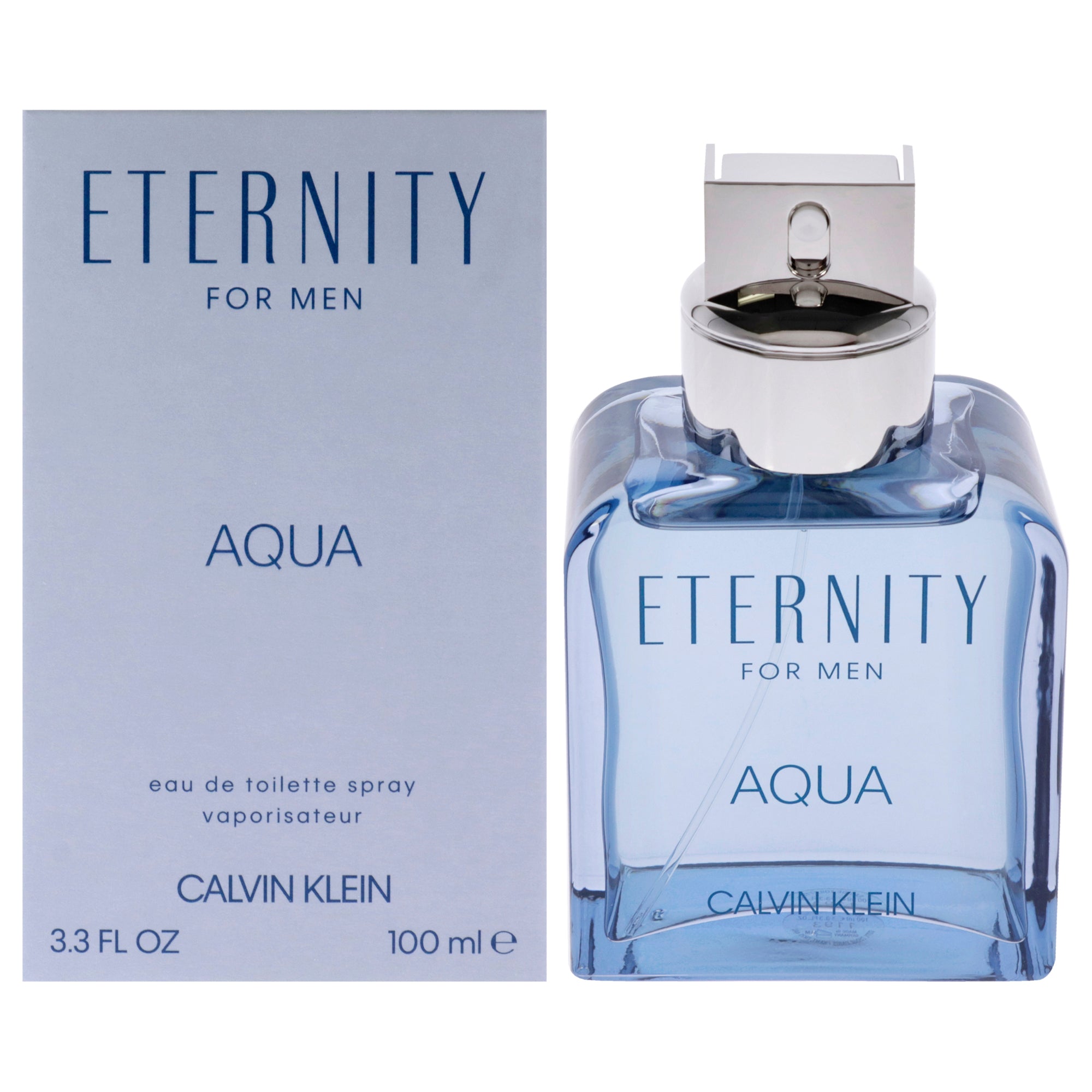 Eternity Aqua by Calvin Klein for Men - 3.3 EDT Spray