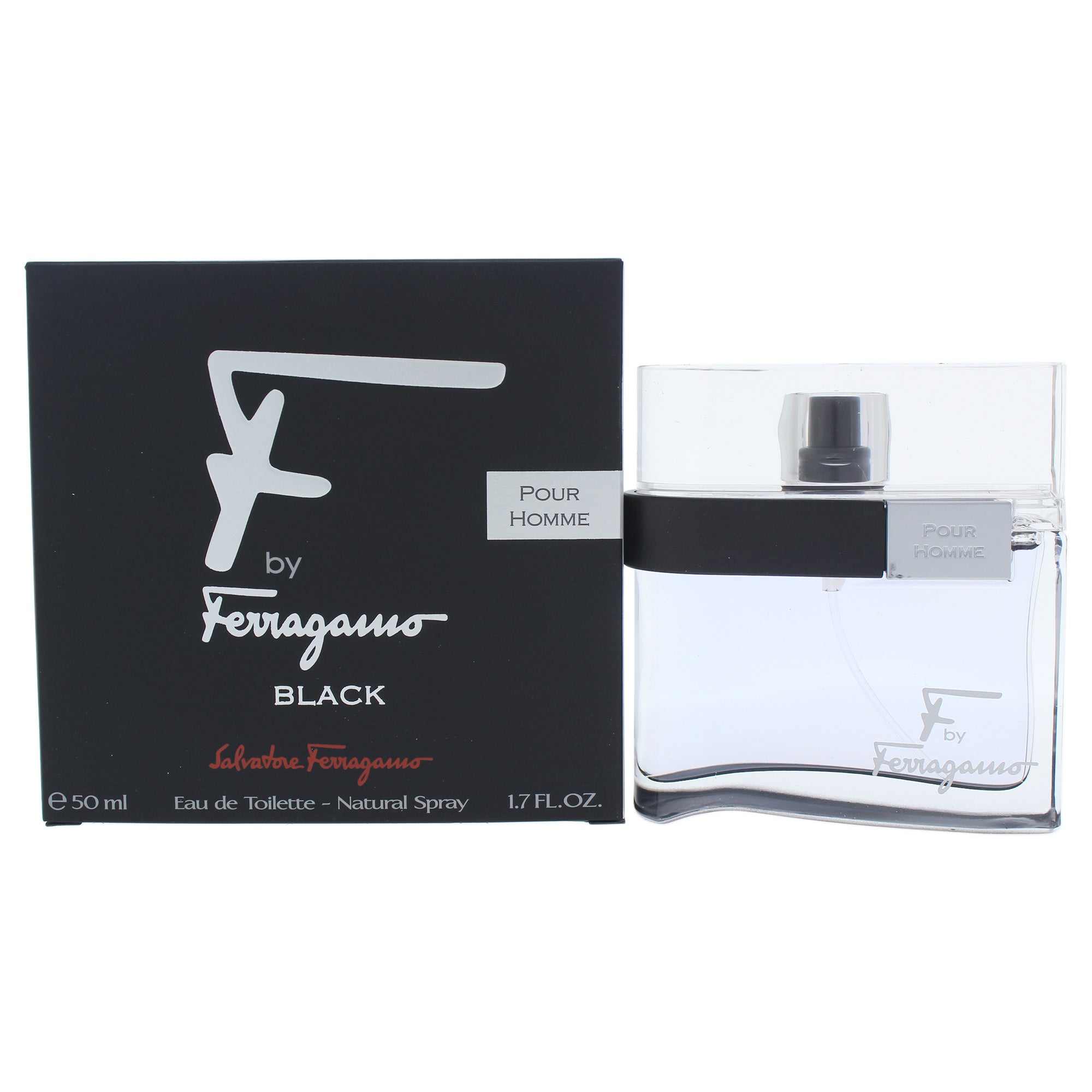 F Black by Salvatore Ferragamo for Men - 1.7 EDT Spray