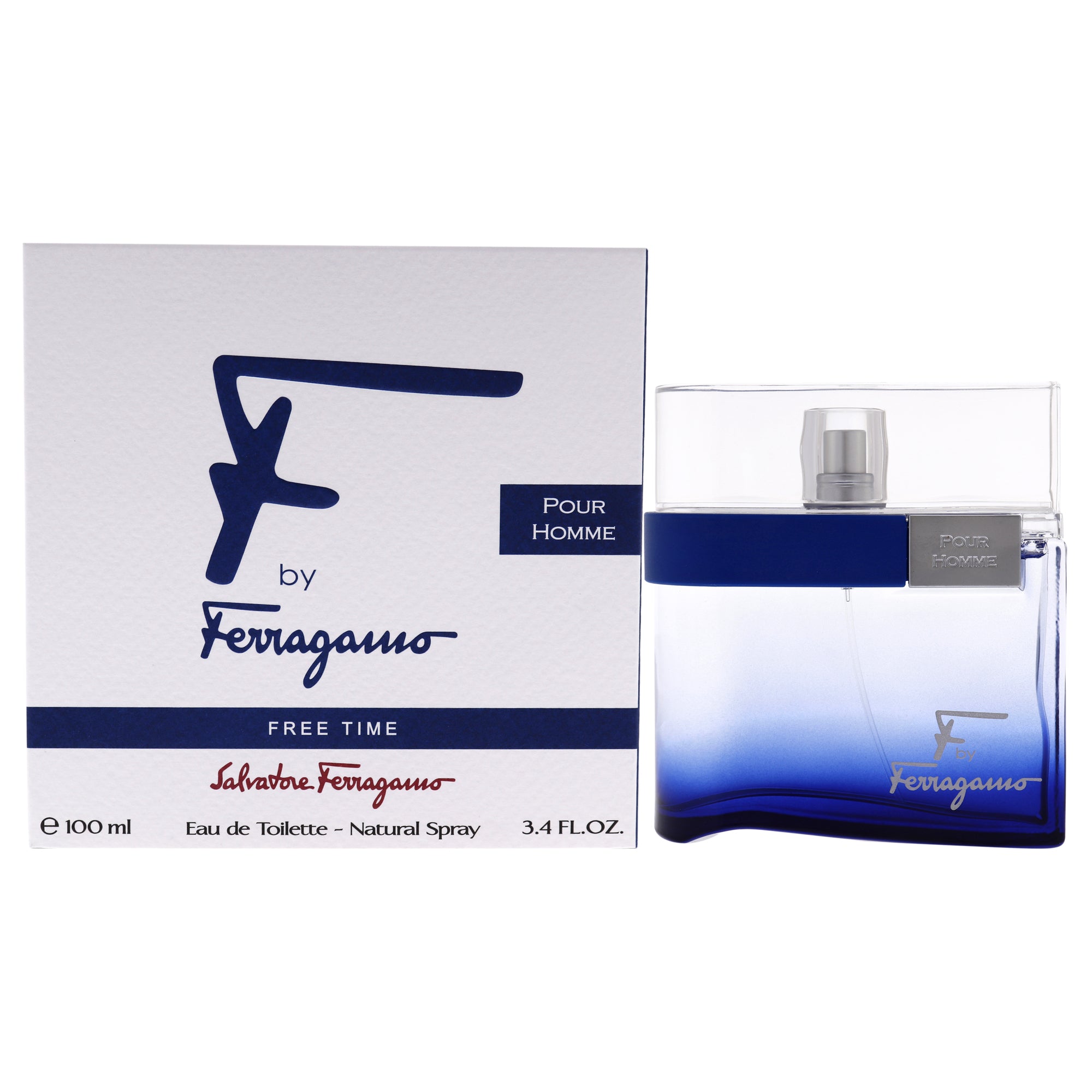 F by Ferragamo Free Time by Salvatore Ferragamo for Men - 3.4 EDT Spray