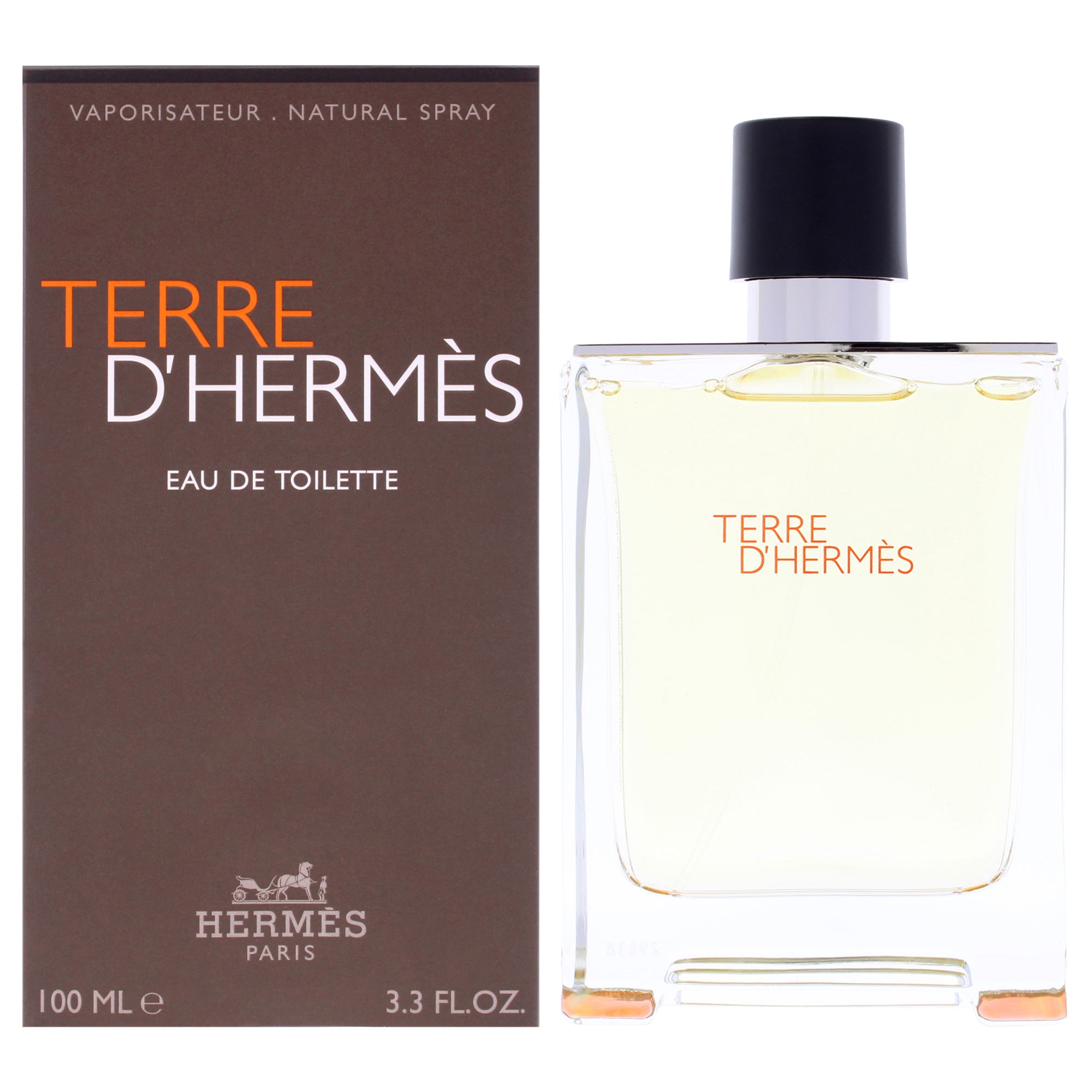 Terre DHermes by Hermes for Men - 3.3 oz EDT Spray