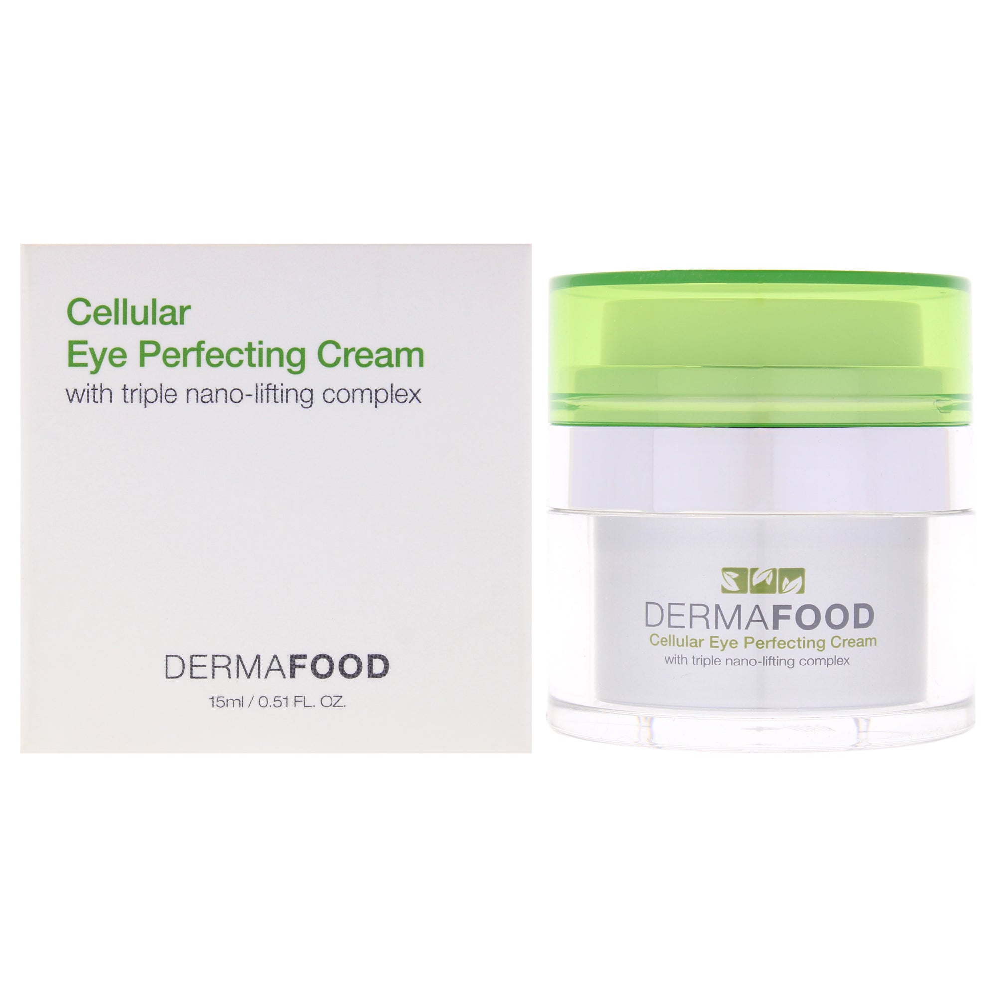 DermaFood Cellular Eye Perfecting Cream by LashFood for Unisex - 0.51 oz Cream