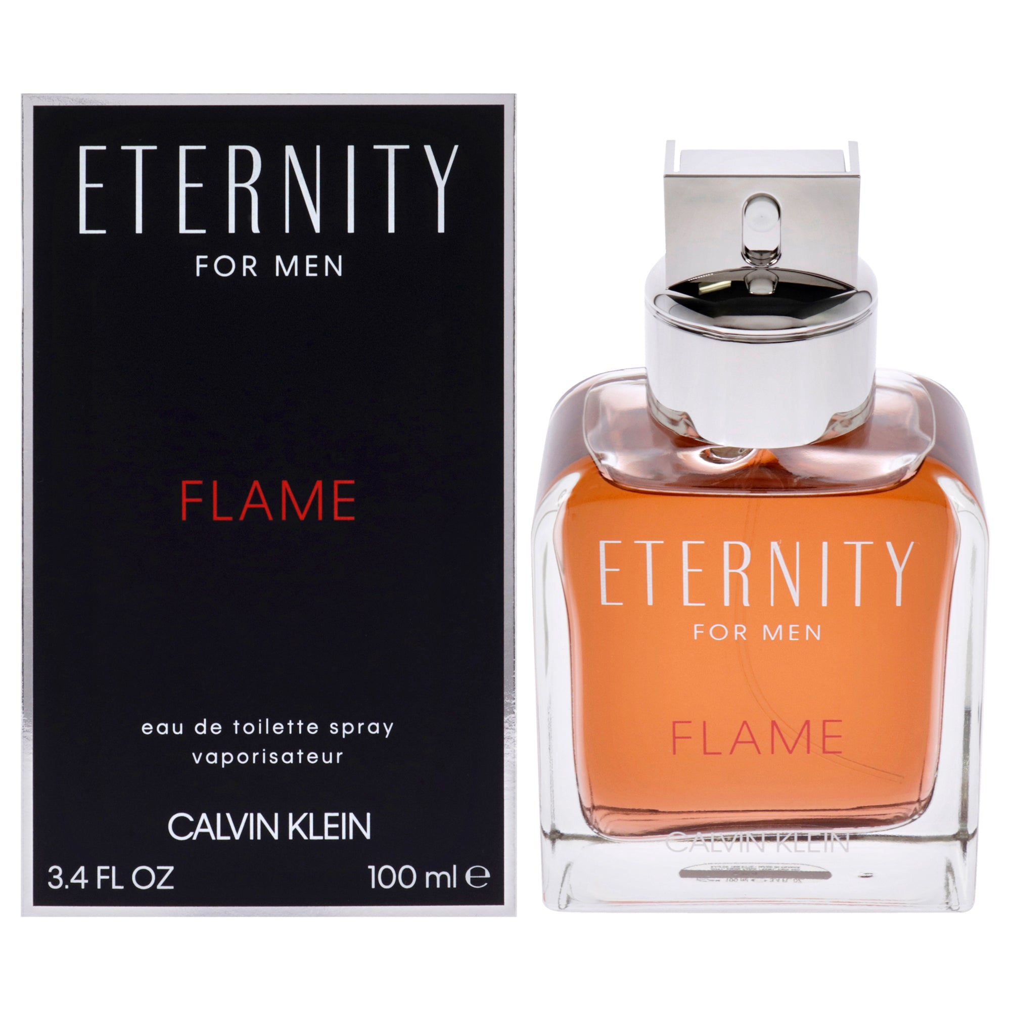 Eternity Flame by Calvin Klein for Men - 3.4 EDT Spray