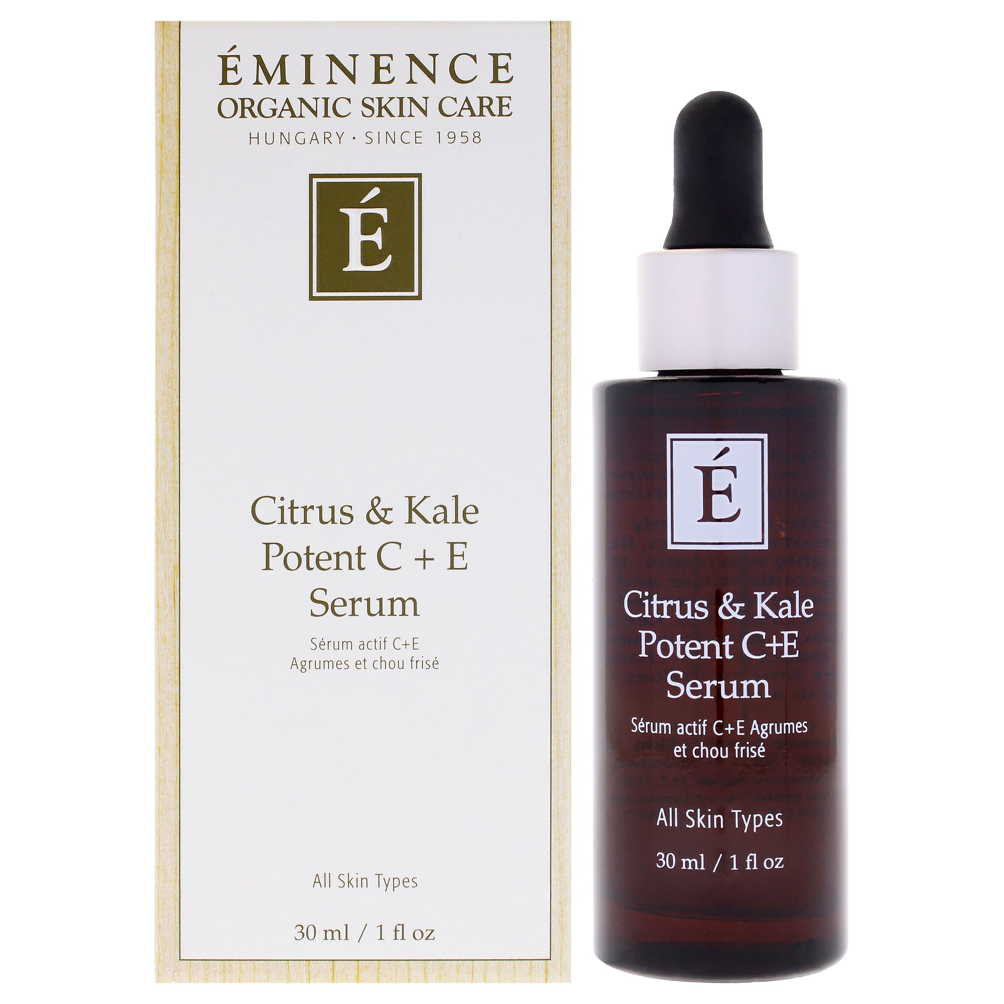 Citrus and Kale Potent C Plus E Serum by Eminence for Unisex - 1 oz Serum