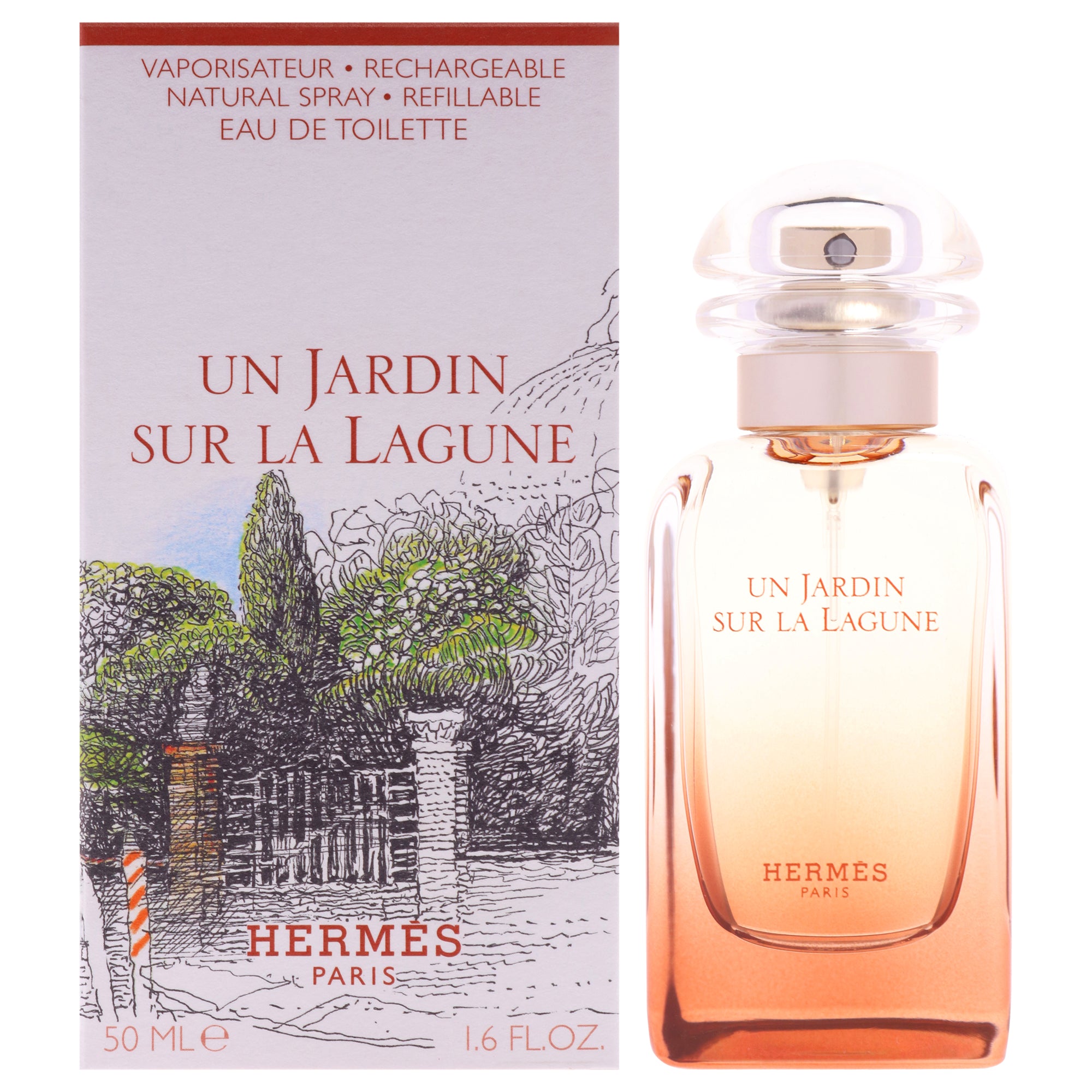 Un Jardin Sur La Lagune by Hermes for Unisex - 1.6 EDT Spray (Refillable)
