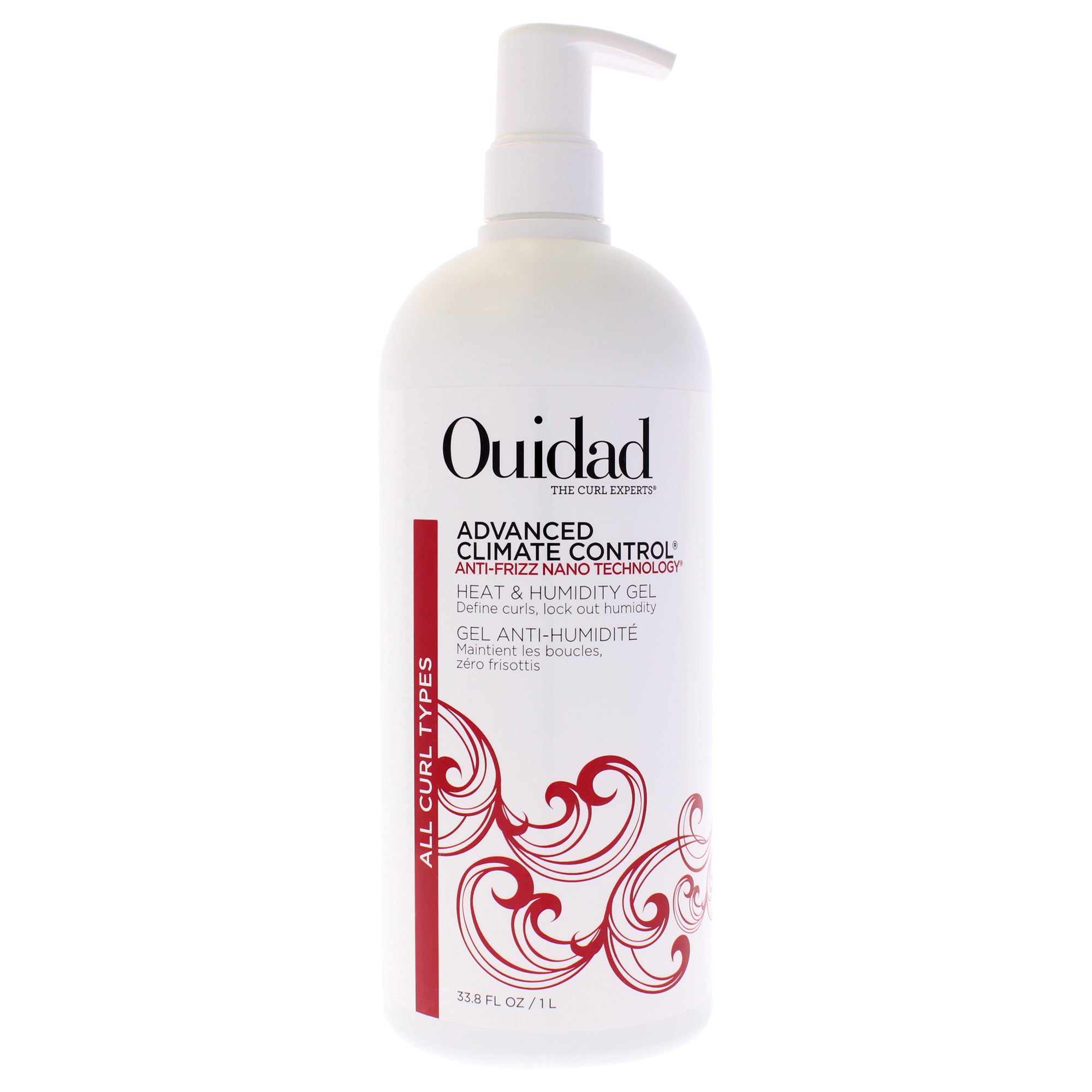 Advanced Climate Control Heat and Humidity Gel - Anti Frizz by Ouidad for Unisex - 33.8 oz Gel