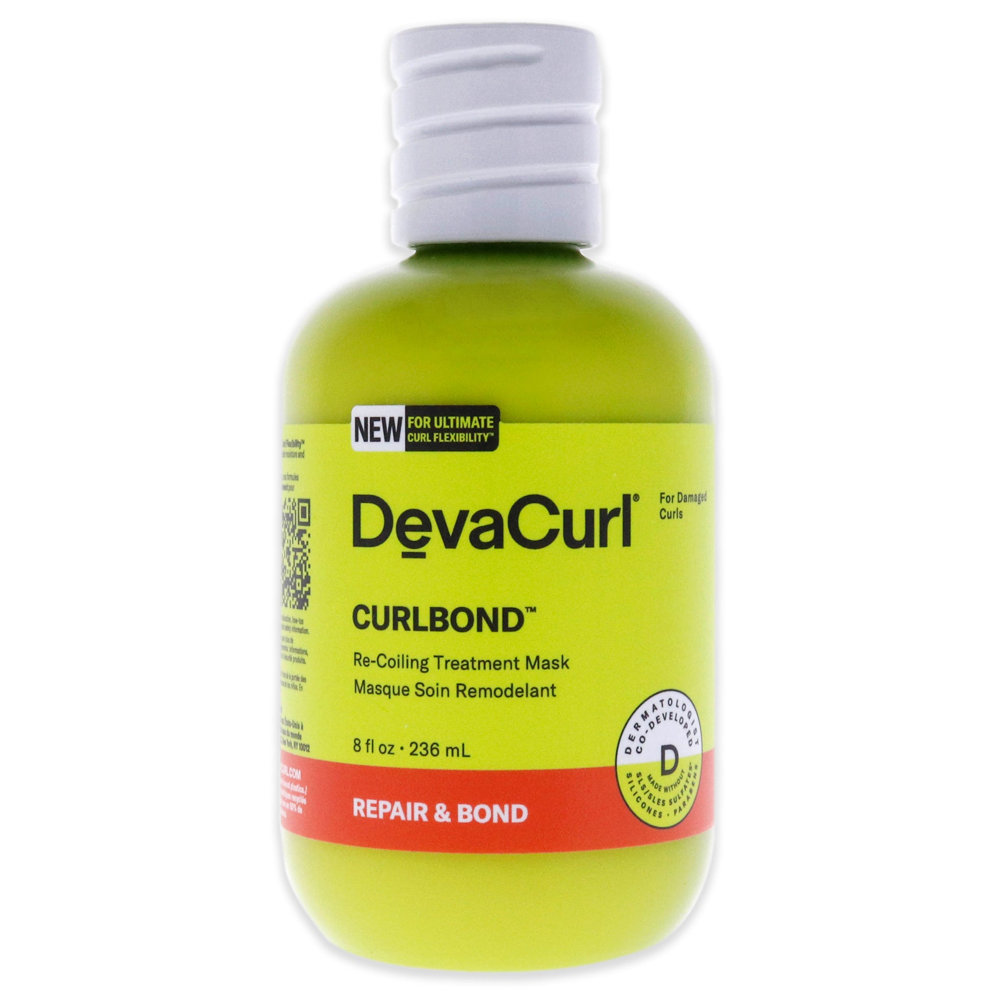 Curlbond Treatment Mask by DevaCurl for Unisex - 8 Mask