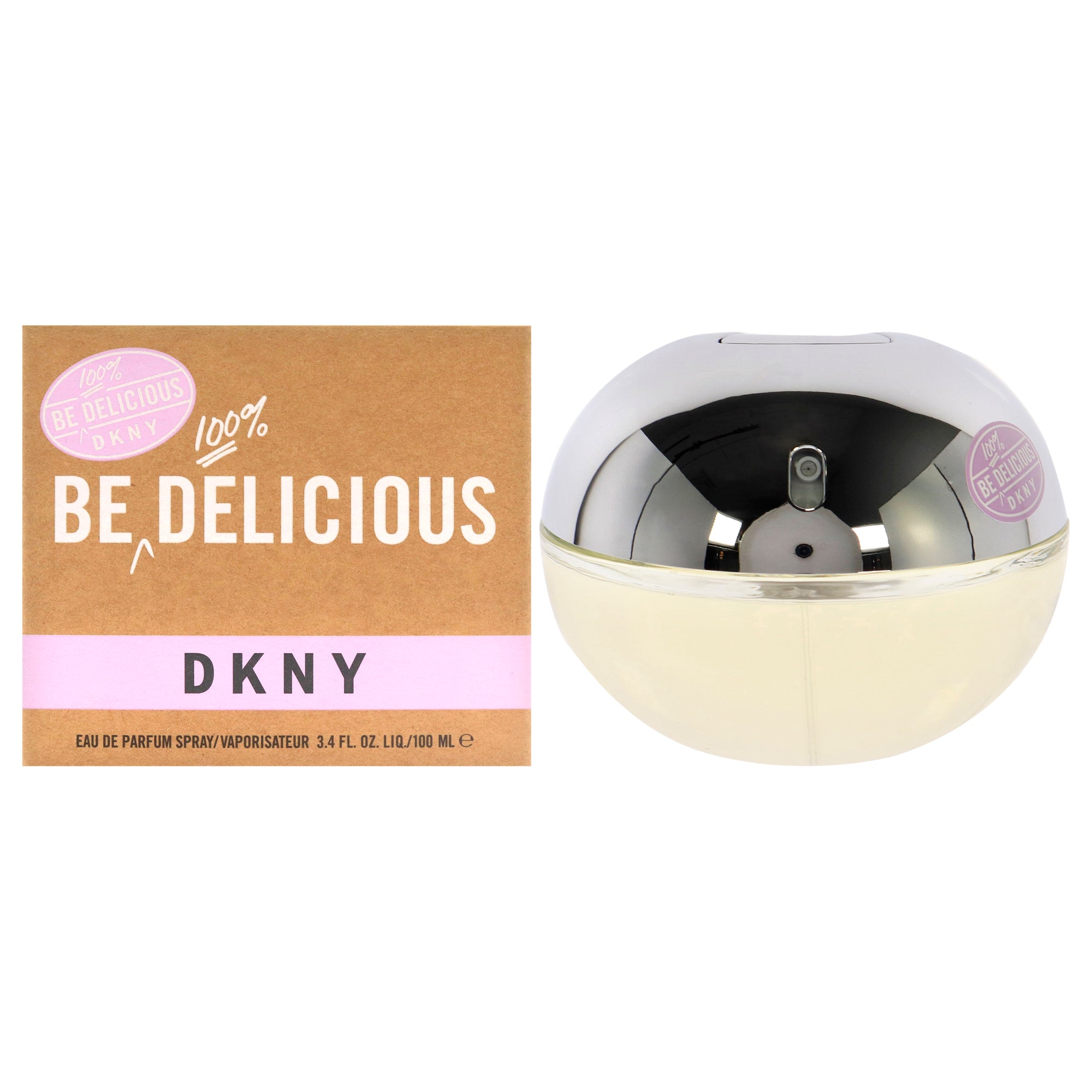 Be 100 Percent Delicious by Donna Karan for Women - 3.4 EDP Spray