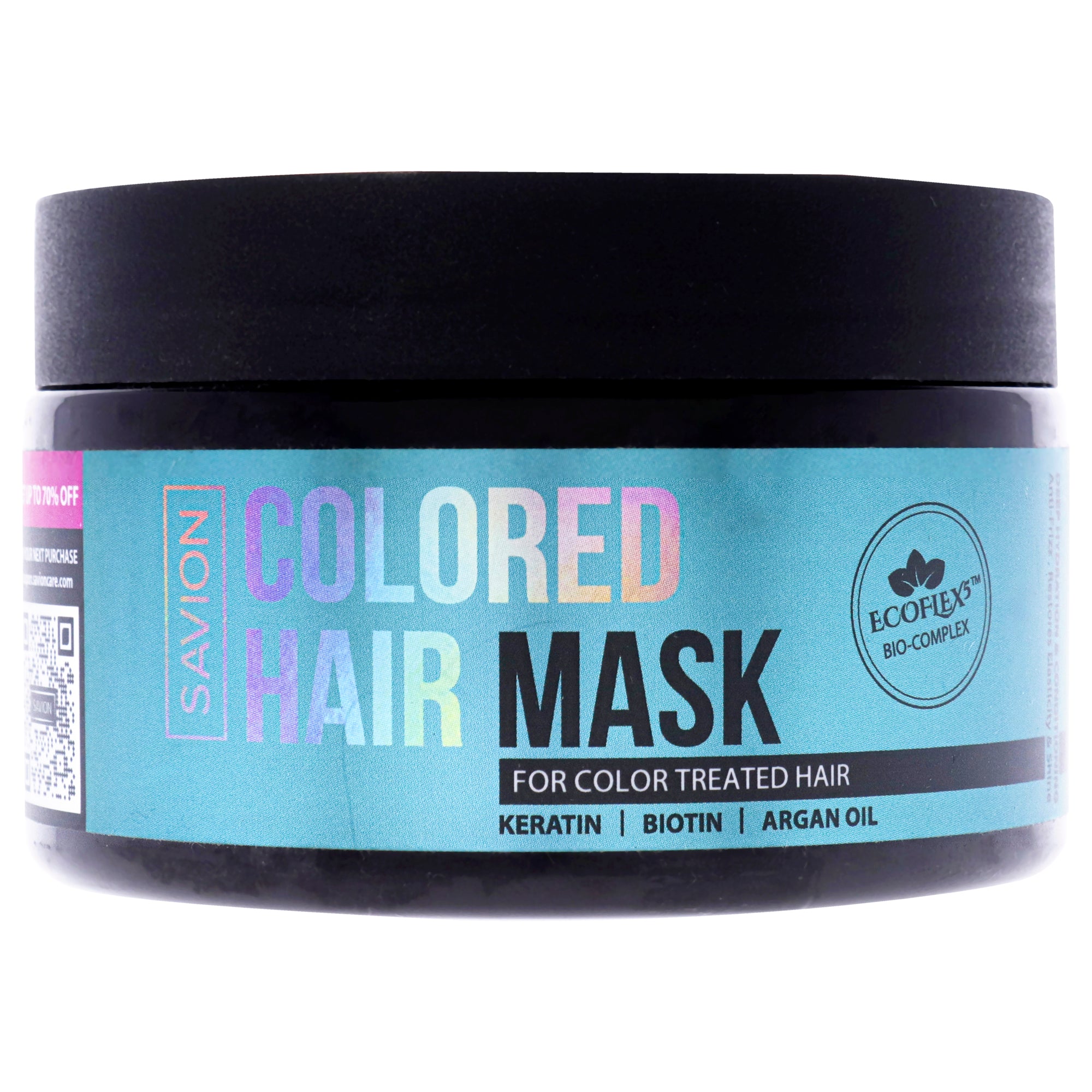 Colored Hair Mask by Savion for Unisex - 8.5 Mask
