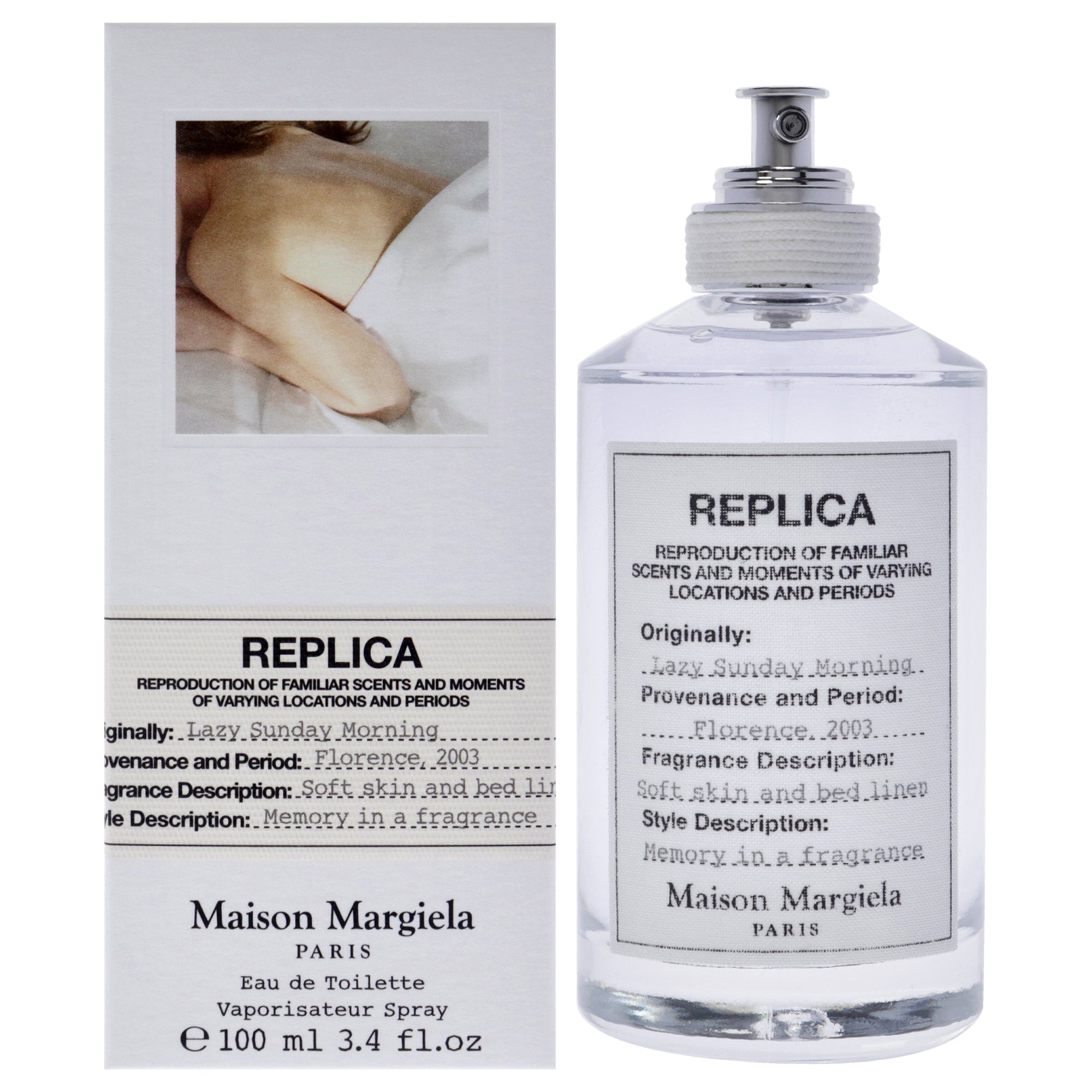 Replica Lazy Sunday Morning by Maison Margiela for Women - 3.4 oz EDT Spray (Refillable)