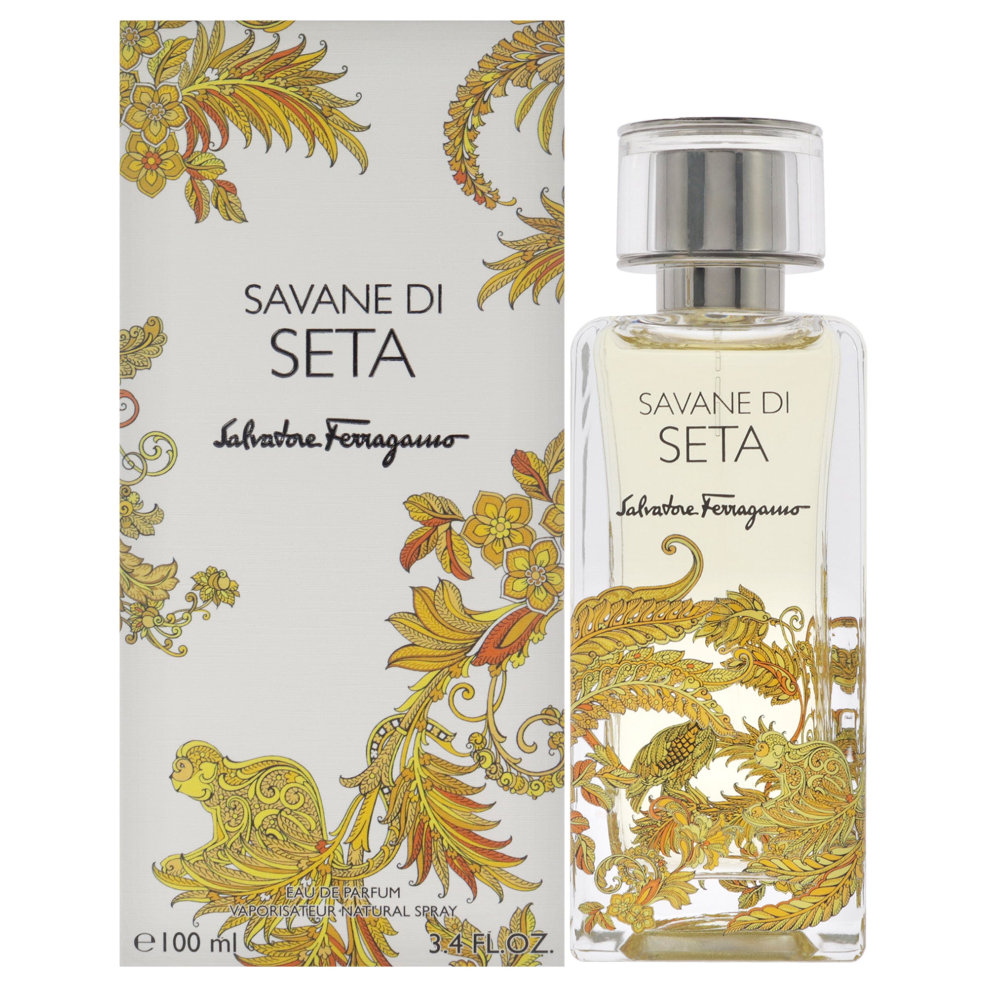 Savane Di Seta by Salvatore Ferragamo for Unisex - 3.4 EDP Spray