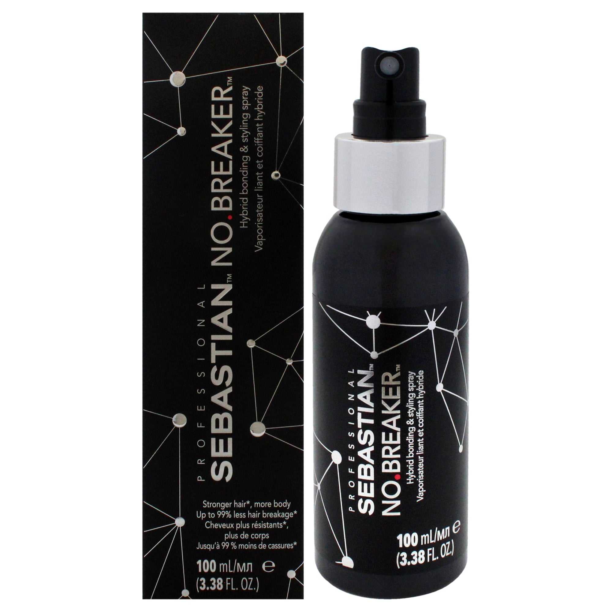 No Breaker Leave-In Bonding Spray by Sebastian for Unisex - 3.3 Spray