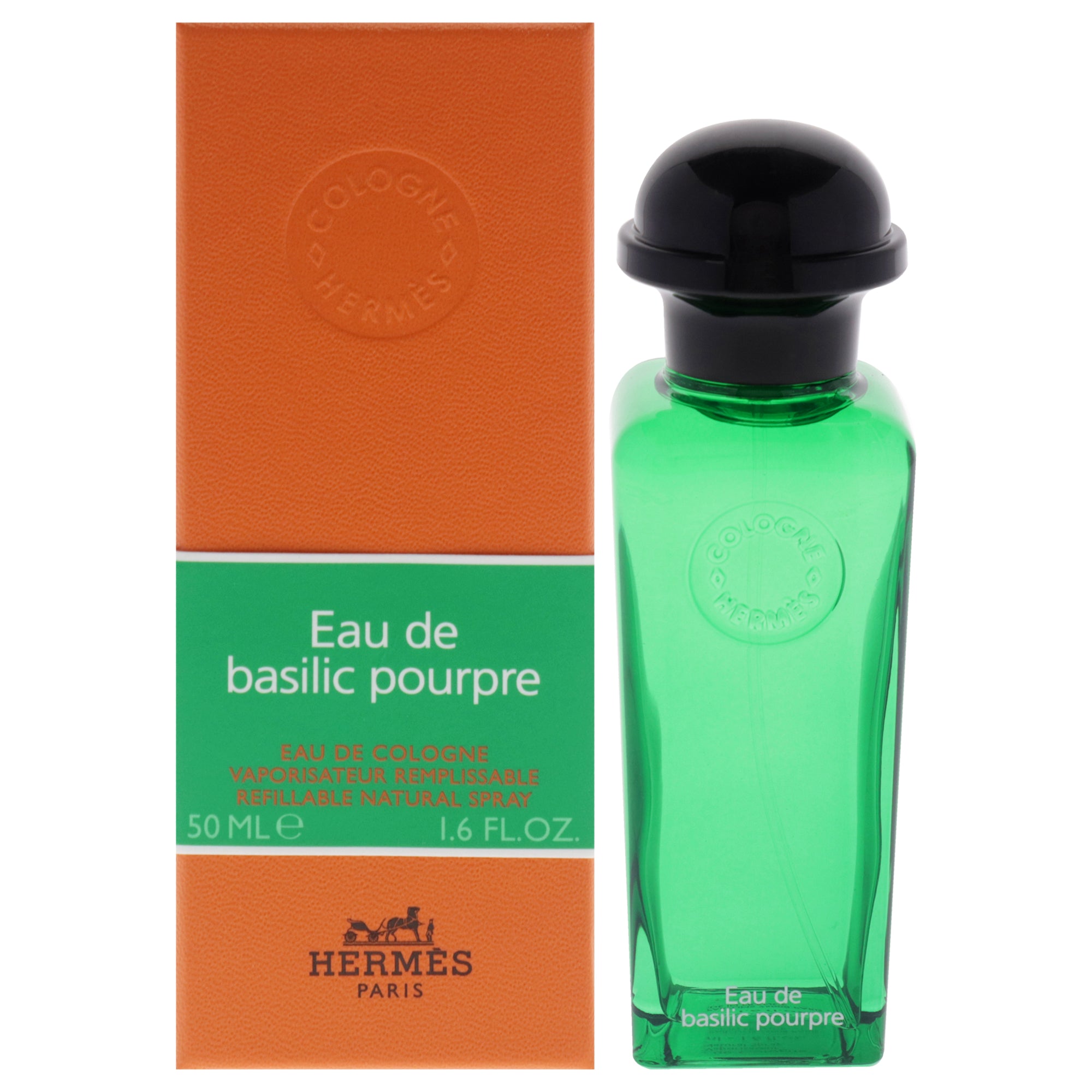 Eau de Basilic Pourpre by Hermes for Women - 1.6 EDC Spray (Refillable)