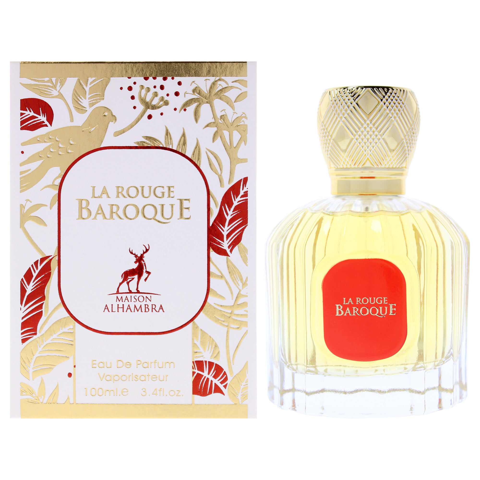 La Rouge Baroque by Maison Alhambra for Unisex - 3.4 EDP Spray