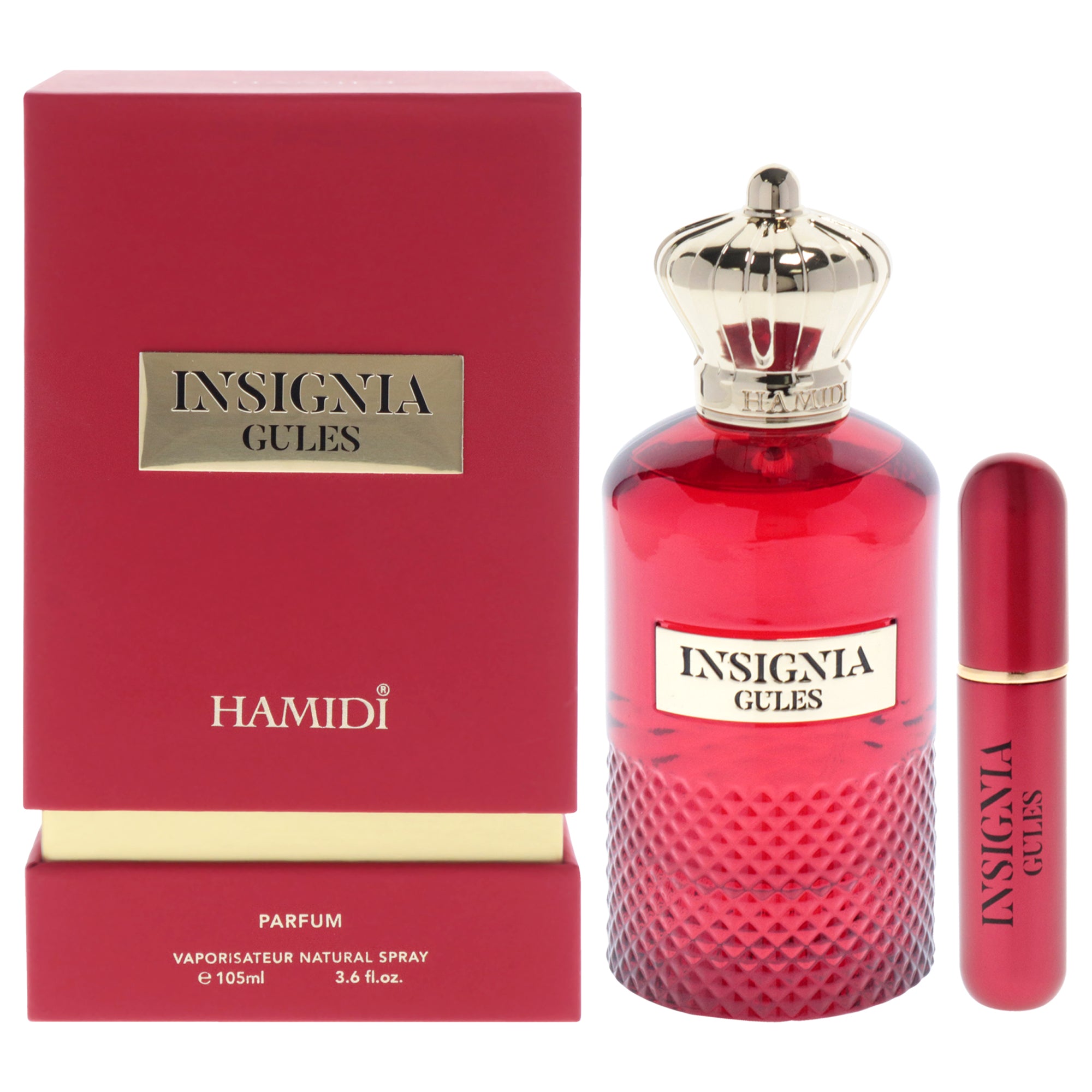 Insignia - Gules by Hamidi for Unisex - 3.6 Parfum Spray
