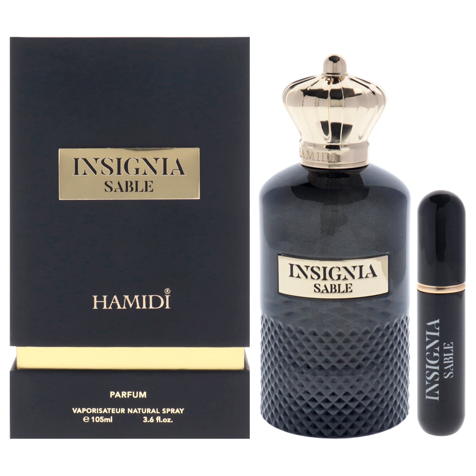 Insignia - Sable by Hamidi for Unisex - 3.6 Parfum Spray
