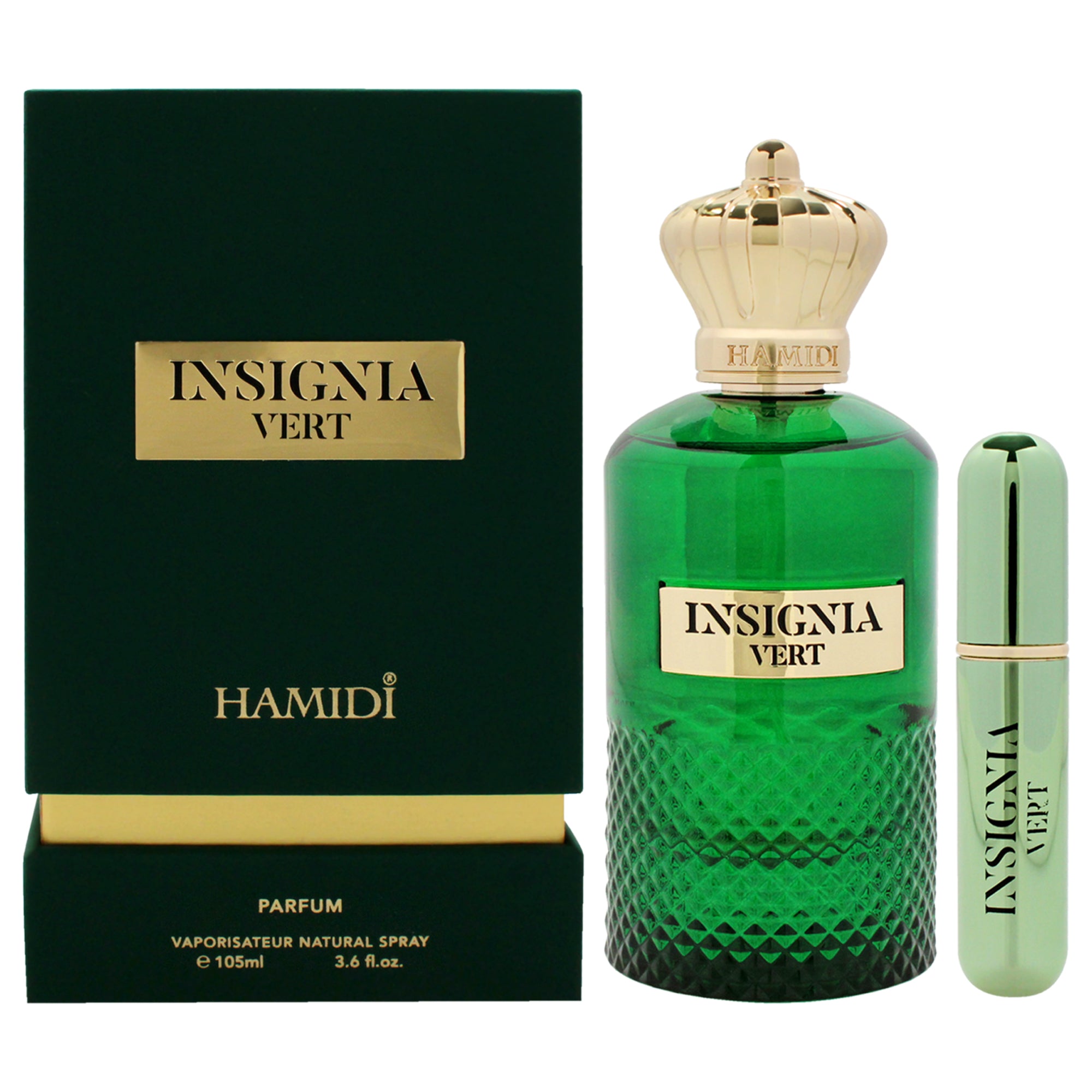 Insignia - Vert by Hamidi for Unisex - 3.6 Parfum Spray