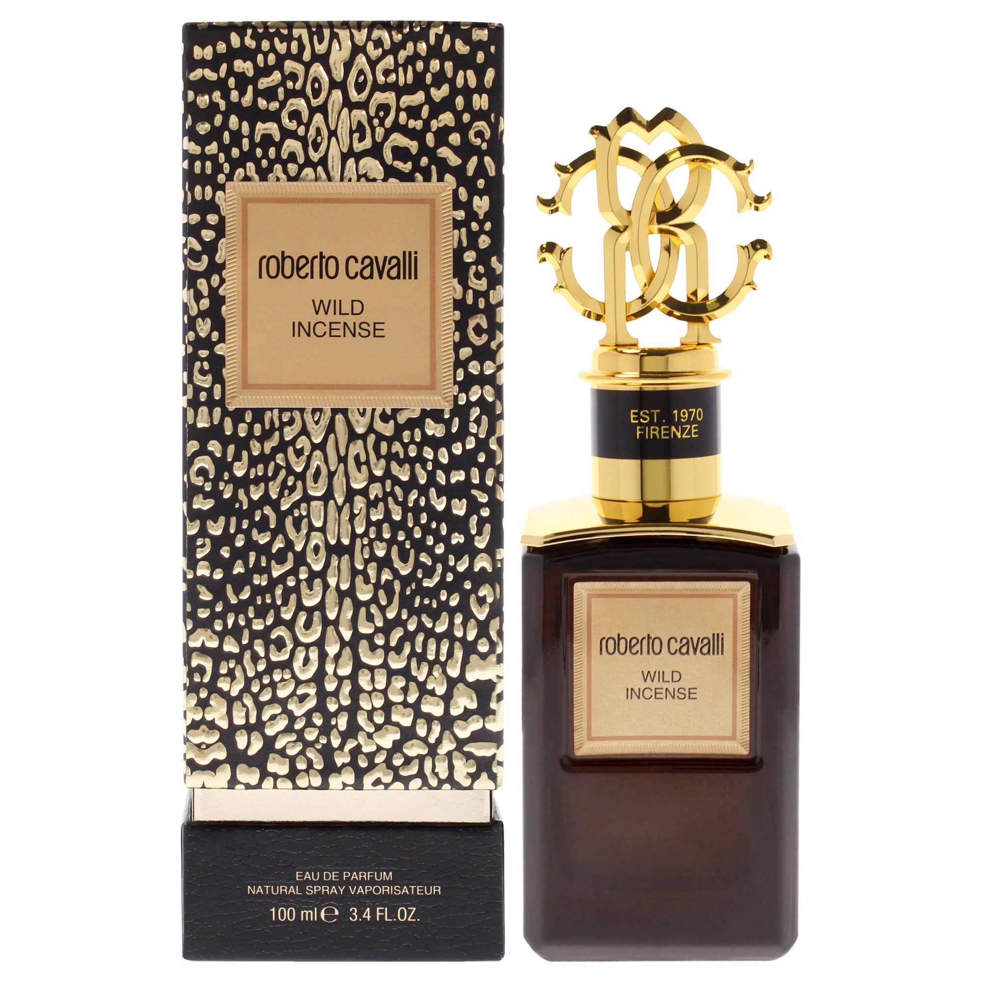 Gold Collection - Wild Incense by Roberto Cavalli for Unisex - 3.4 oz EDP Spray