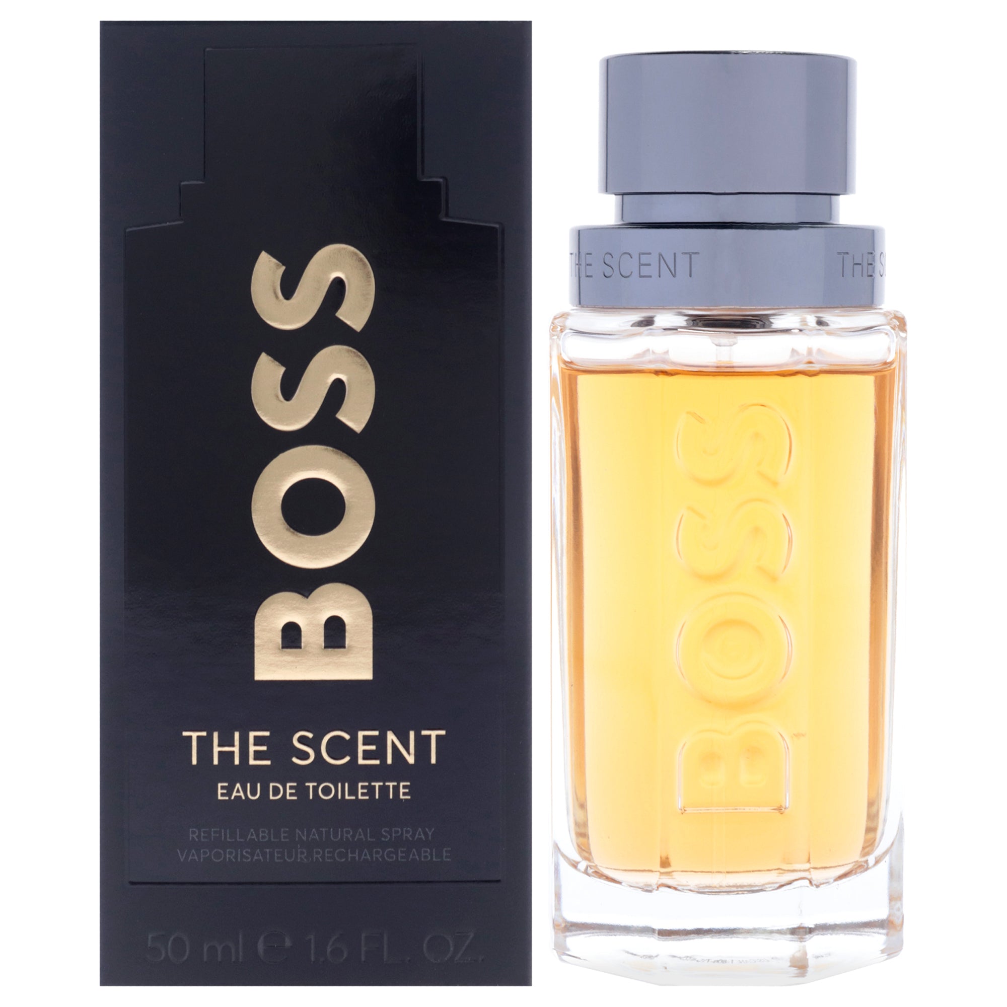 Boss The Scent by Hugo Boss for Men - 1.6 EDT Spray (Refillable)