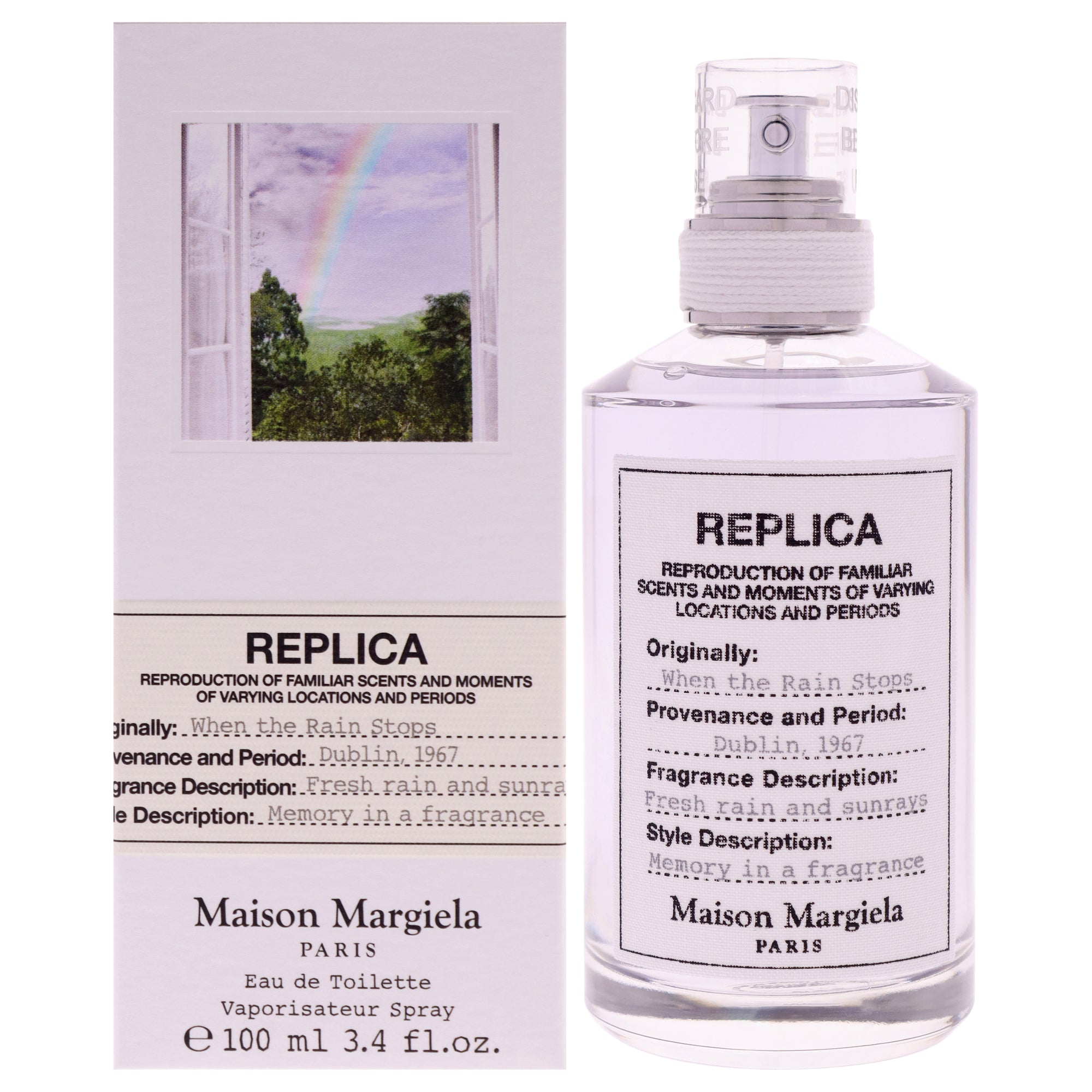 Replica When The Rain Stop by Maison Margiela for Unisex - 3.4 oz EDT Spray