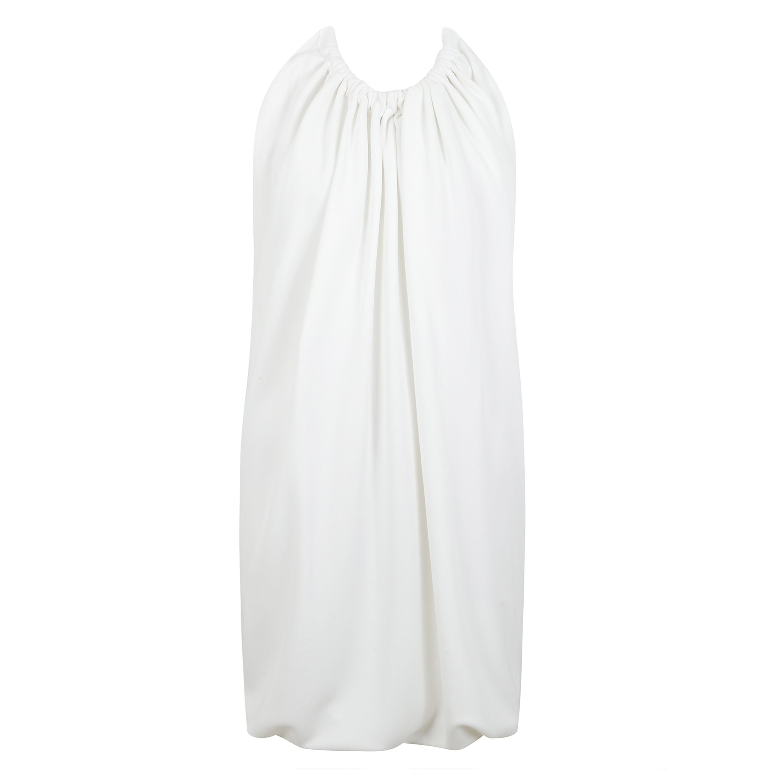 Abito corto arizona con scollo all'americana.