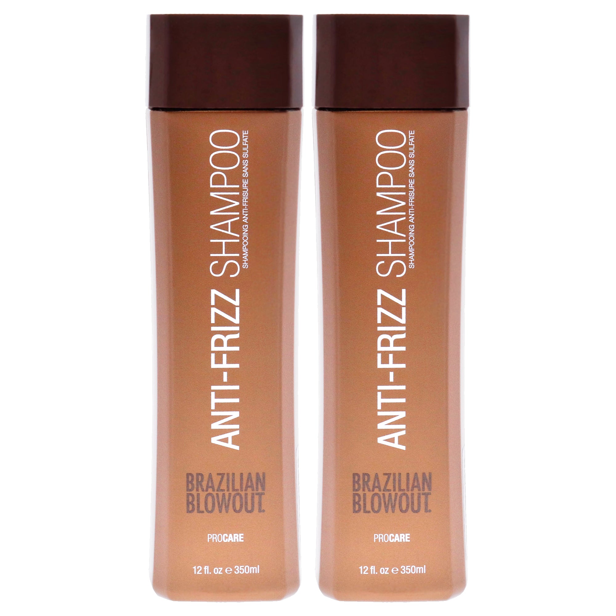 Acai Anti Frizz Shampoo by Brazilian Blowout for Unisex - 12 Shampoo - Pack of 2