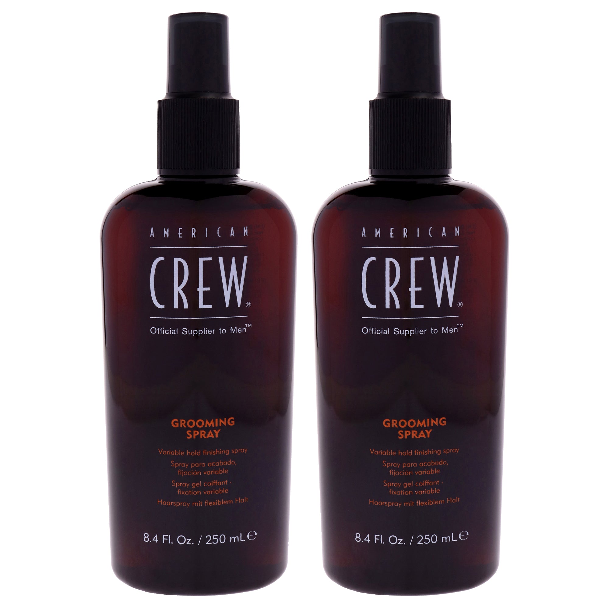 Grooming Spray by American Crew for Men - 8.4 Hair Spray - Pack of 2