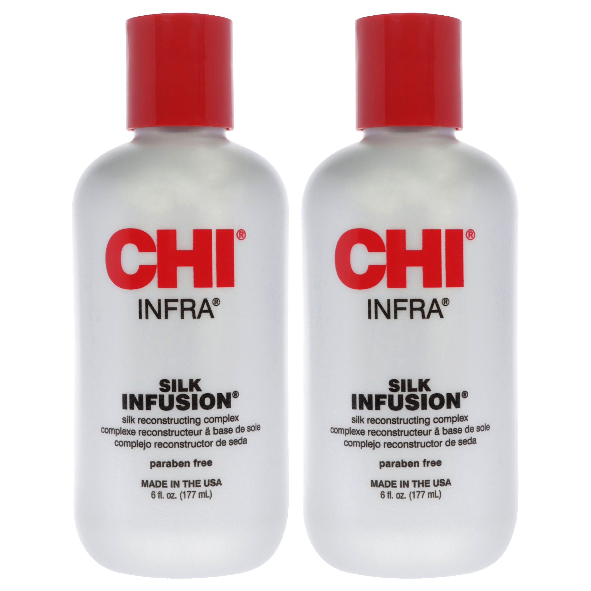 Silk Infusion Reconstructing Complex by CHI for Unisex - 6 oz Treatment - Pack of 2