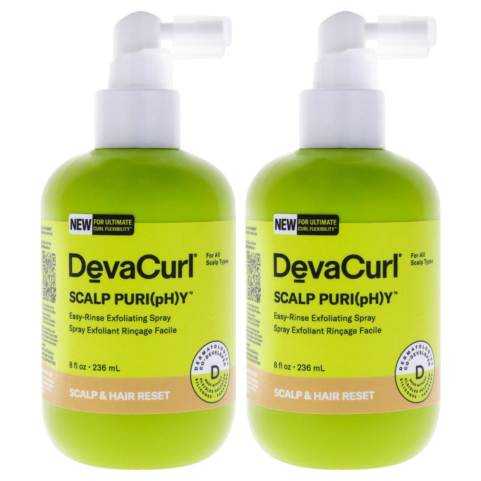 Scalp Puriphy Spray by DevaCurl for Unisex - 8 Hair Spray - Pack of 2
