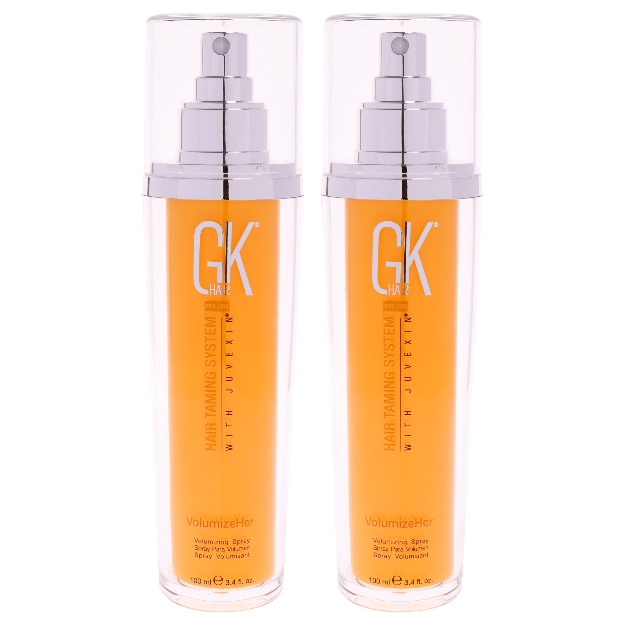 Hair Taming System Volumize Her Spray by Global Keratin for Unisex - 3.4 Spray - Pack of 2