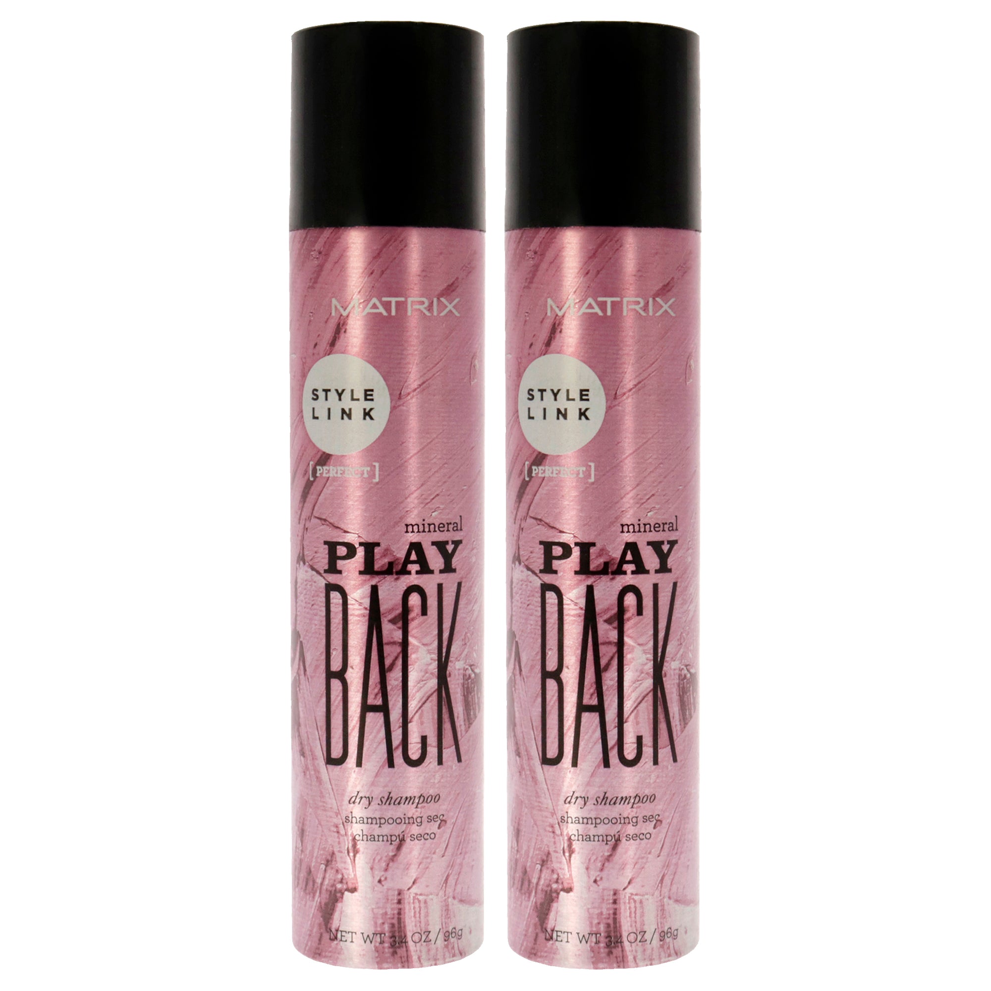 Style Link Mineral Play Back Dry Shampoo by Matrix for Unisex - 3.4 Dry Shampoo - Pack of 2