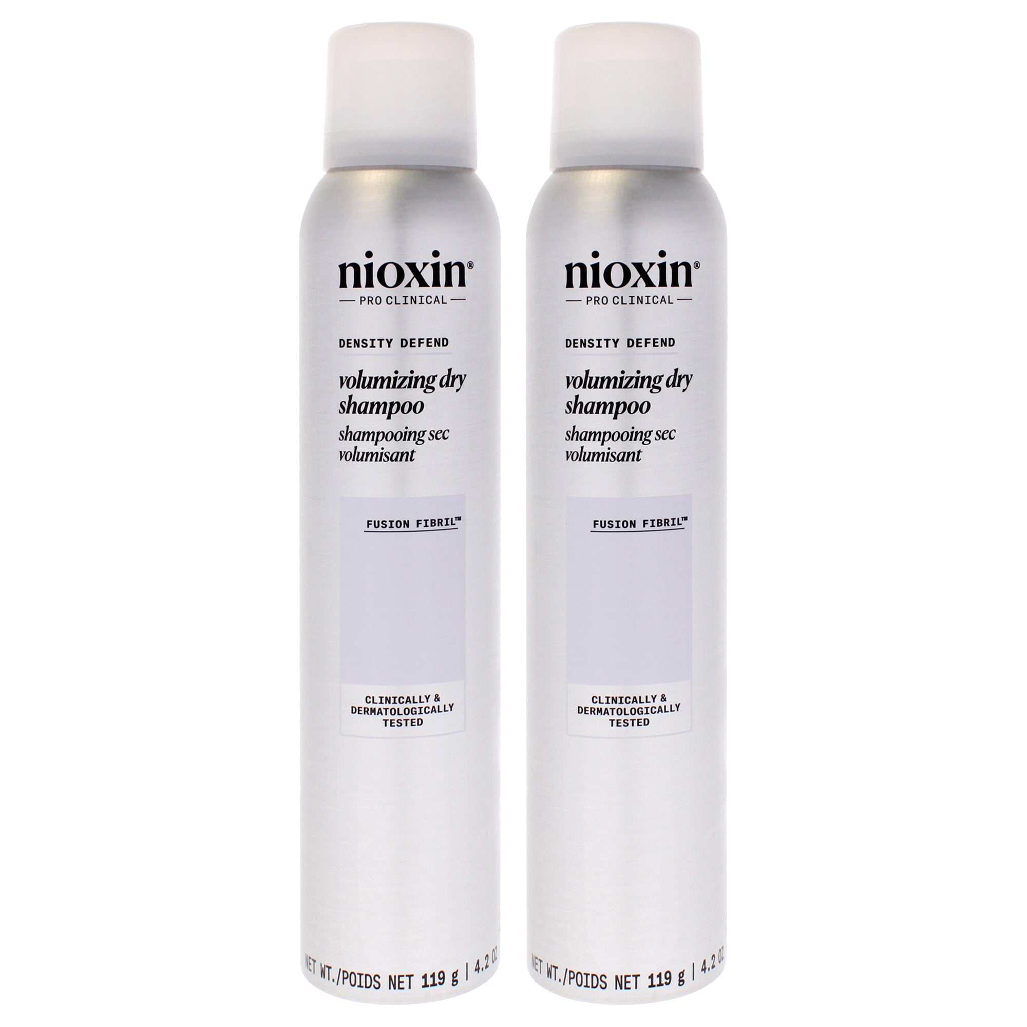 Density Defend Volumizing Dry Shampoo by Nioxin for Unisex - 4.2 Dry Shampoo - Pack of 2