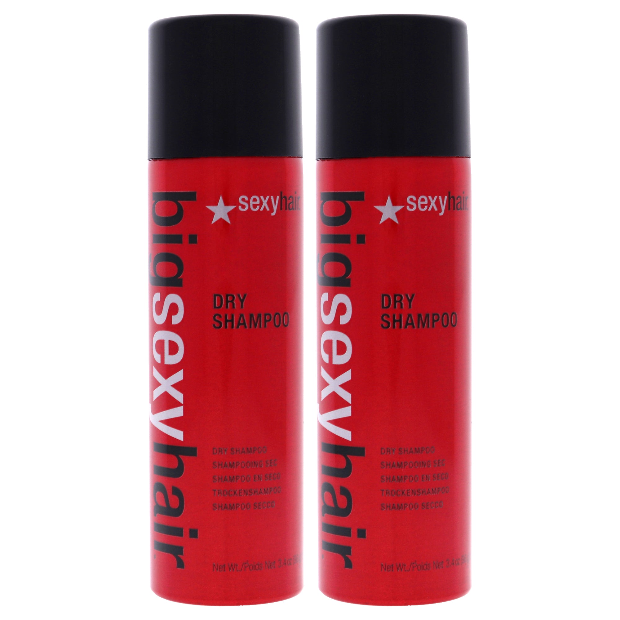 Big Sexy Hair Dry Shampoo by Sexy Hair for Unisex - 3.4 Dry Shampoo - Pack of 2