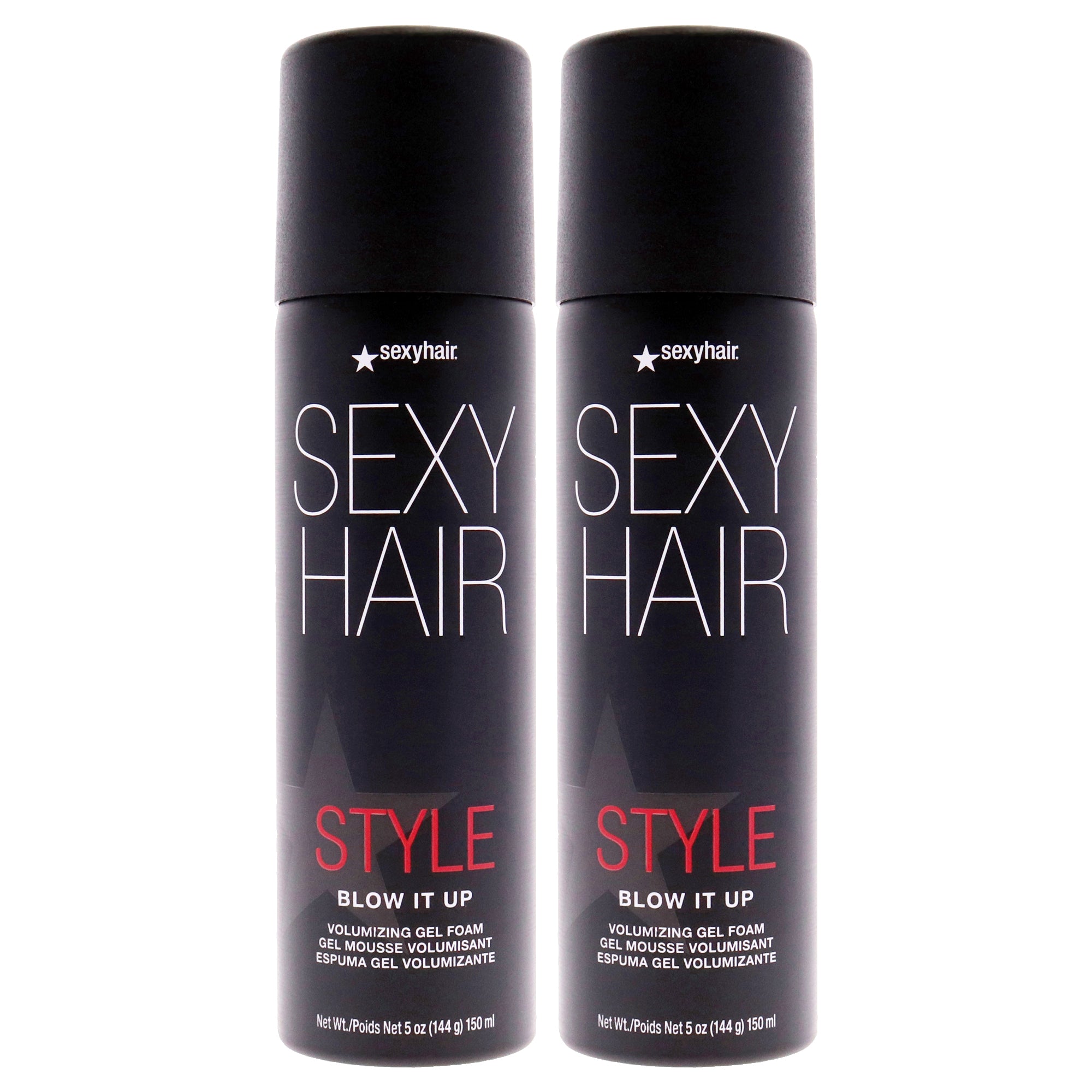 Style Sexy Hair Blow It Up Volumizing Gel Foam by Sexy Hair for Unisex - 5 Gel - Pack of 2