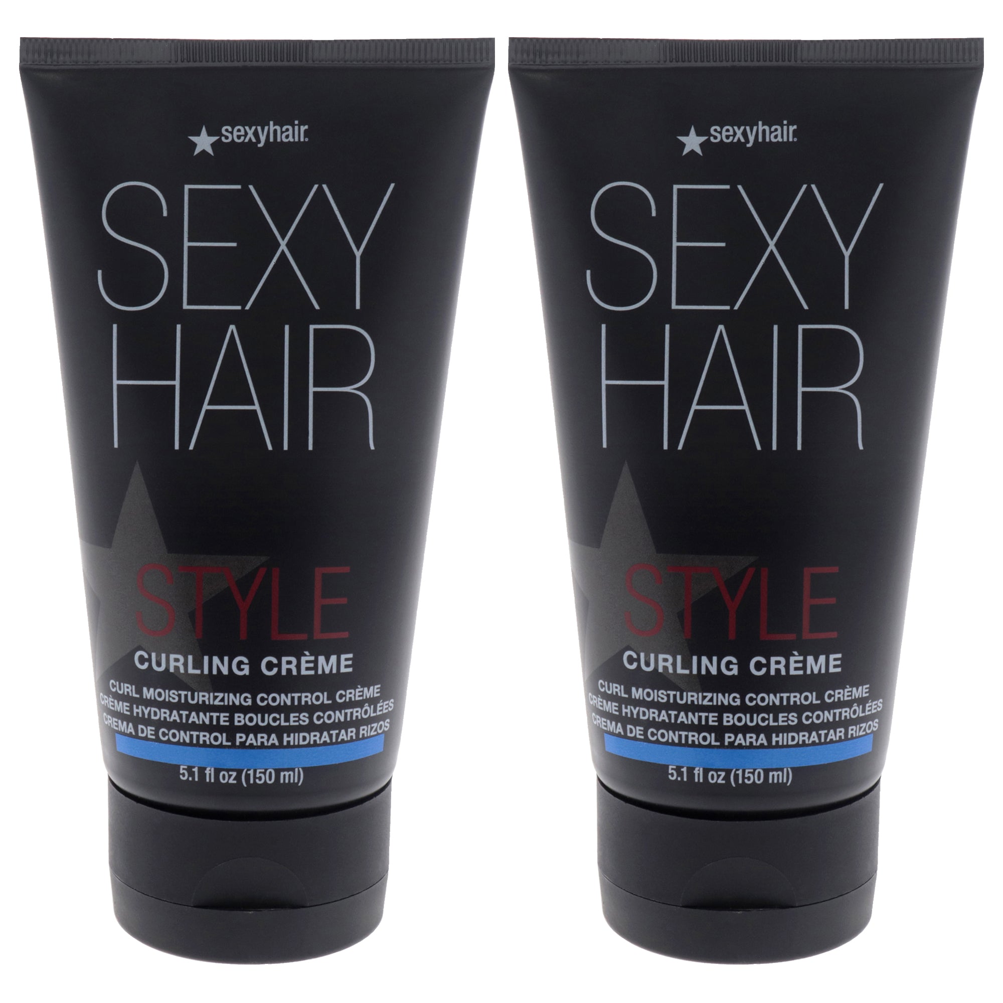 Style Sexy Hair Curling Creme by Sexy Hair for Unisex - 5.1 Cream - Pack of 2