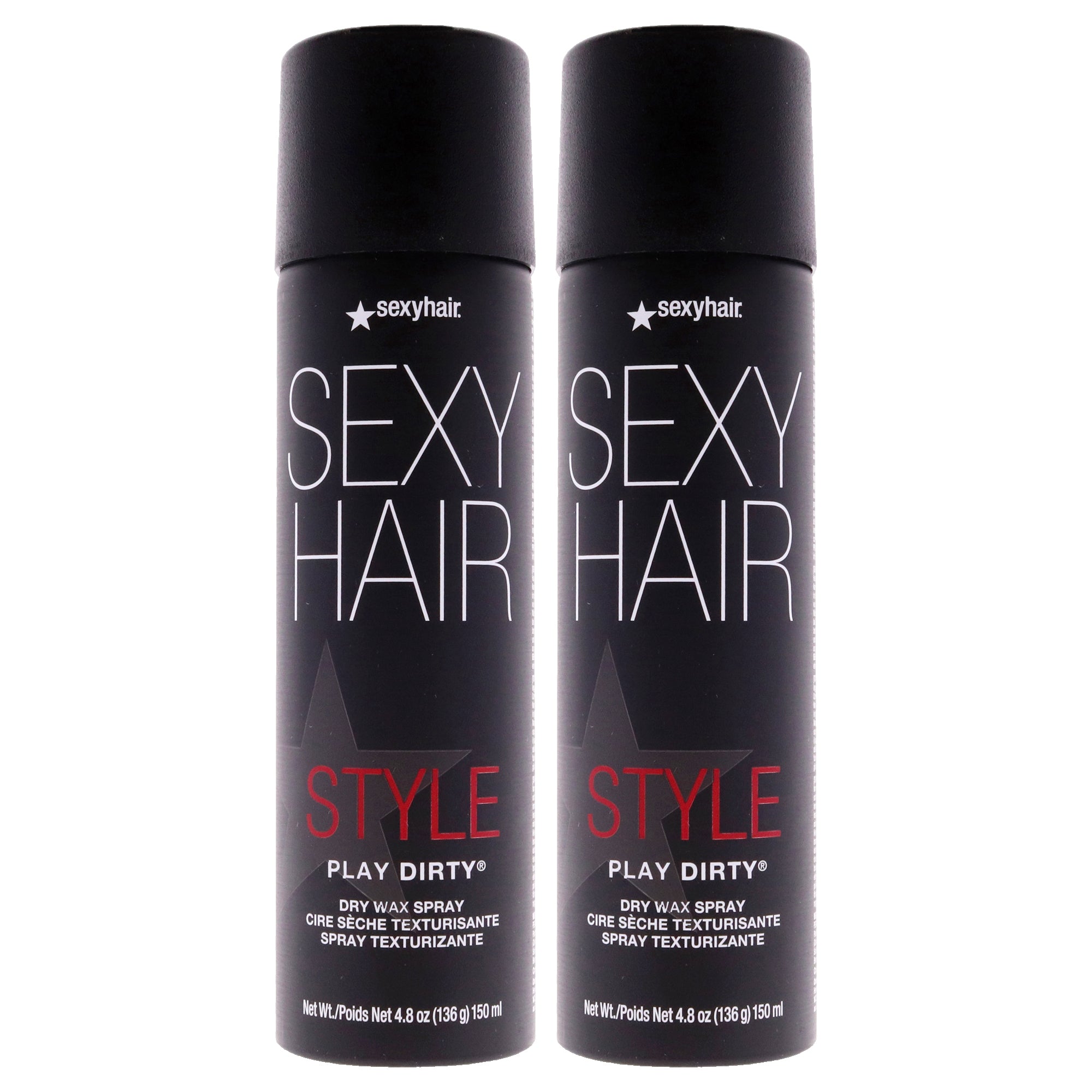 Style Sexy Hair Play Dirty Dry Wax Spray by Sexy Hair for Unisex - 4.8 Spray - Pack of 2