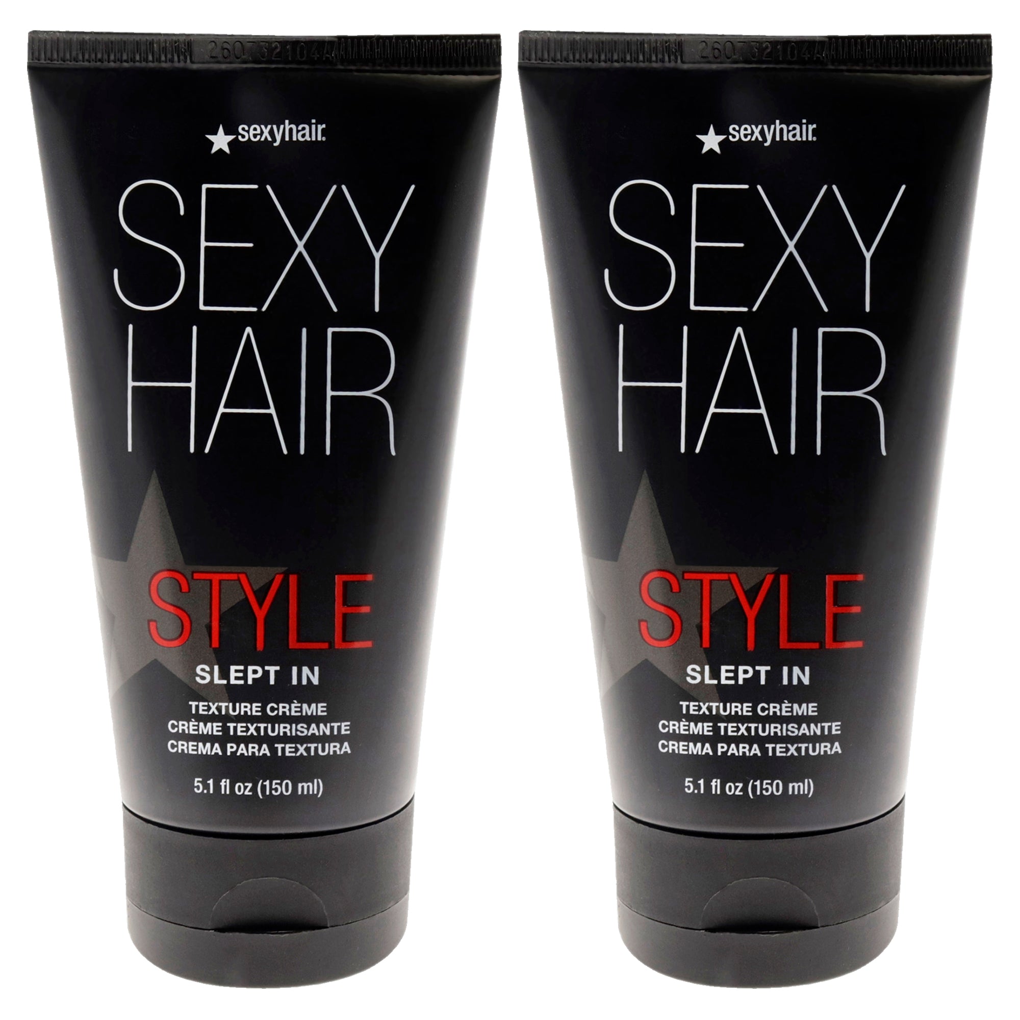 Style Sexy Hair Slept In Texture Creme by Sexy Hair for Unisex - 5.1 Cream - Pack of 2