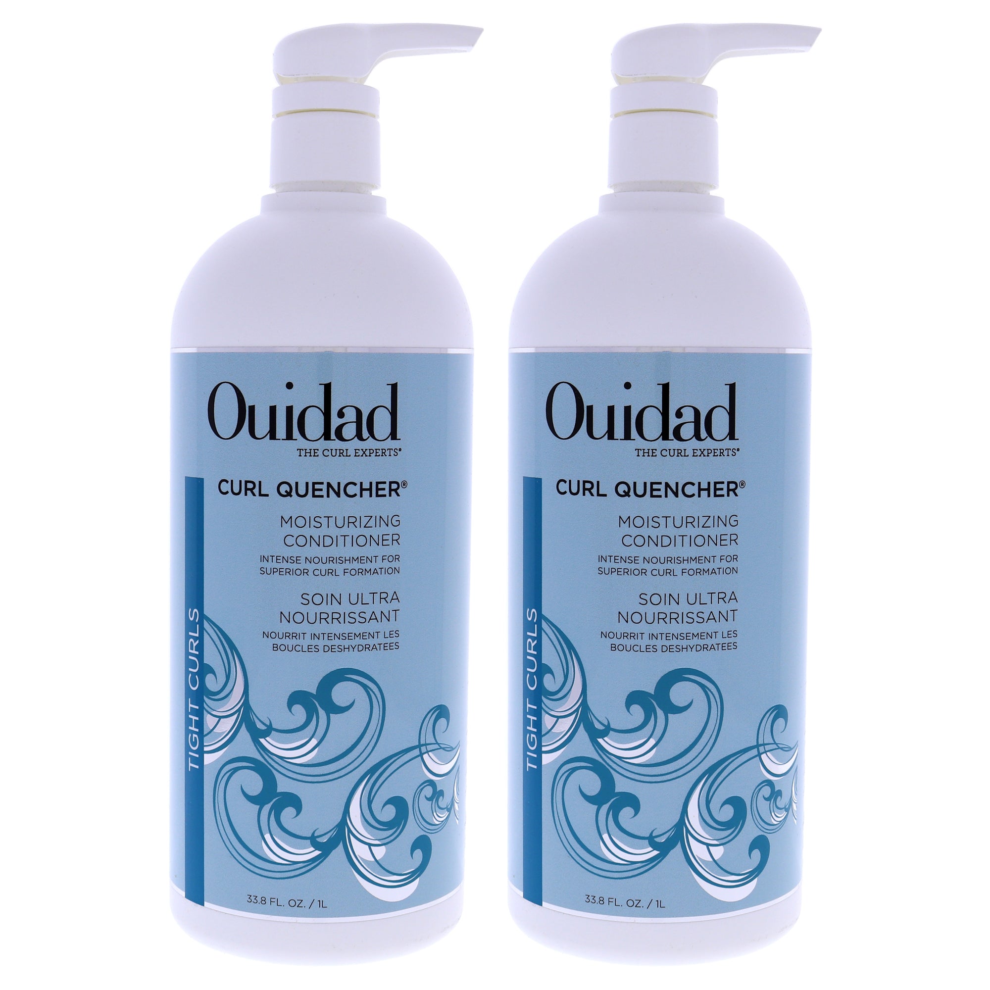Curl Quencher Moisturizing Conditioner by Ouidad for Unisex - 33.8 oz Conditioner - Pack of 2