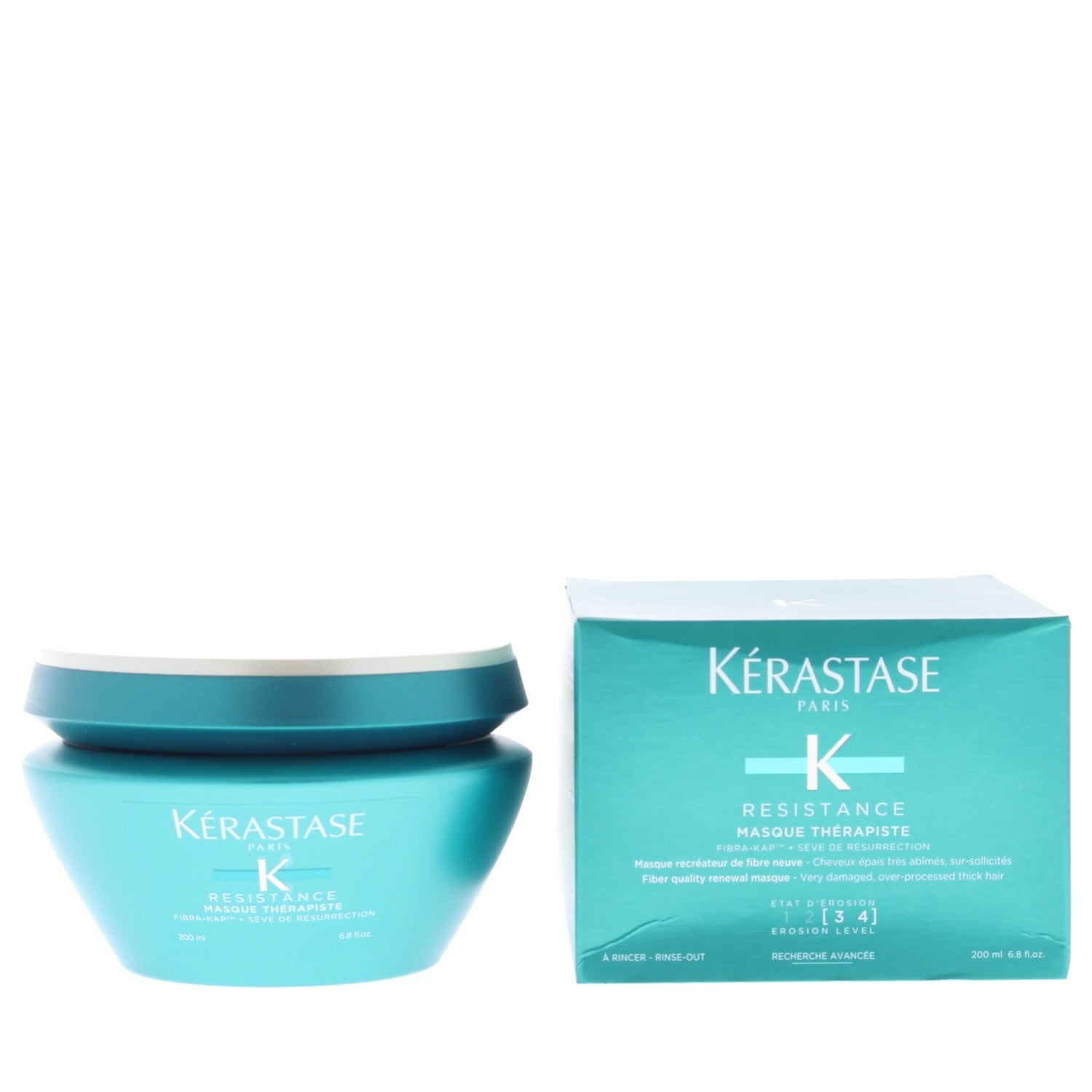 Kerastase Resistance Therapiste Fiber Quality Renewal Masque - For Very Damaged Over-Processed Thick Hair 6.8oz/200ml