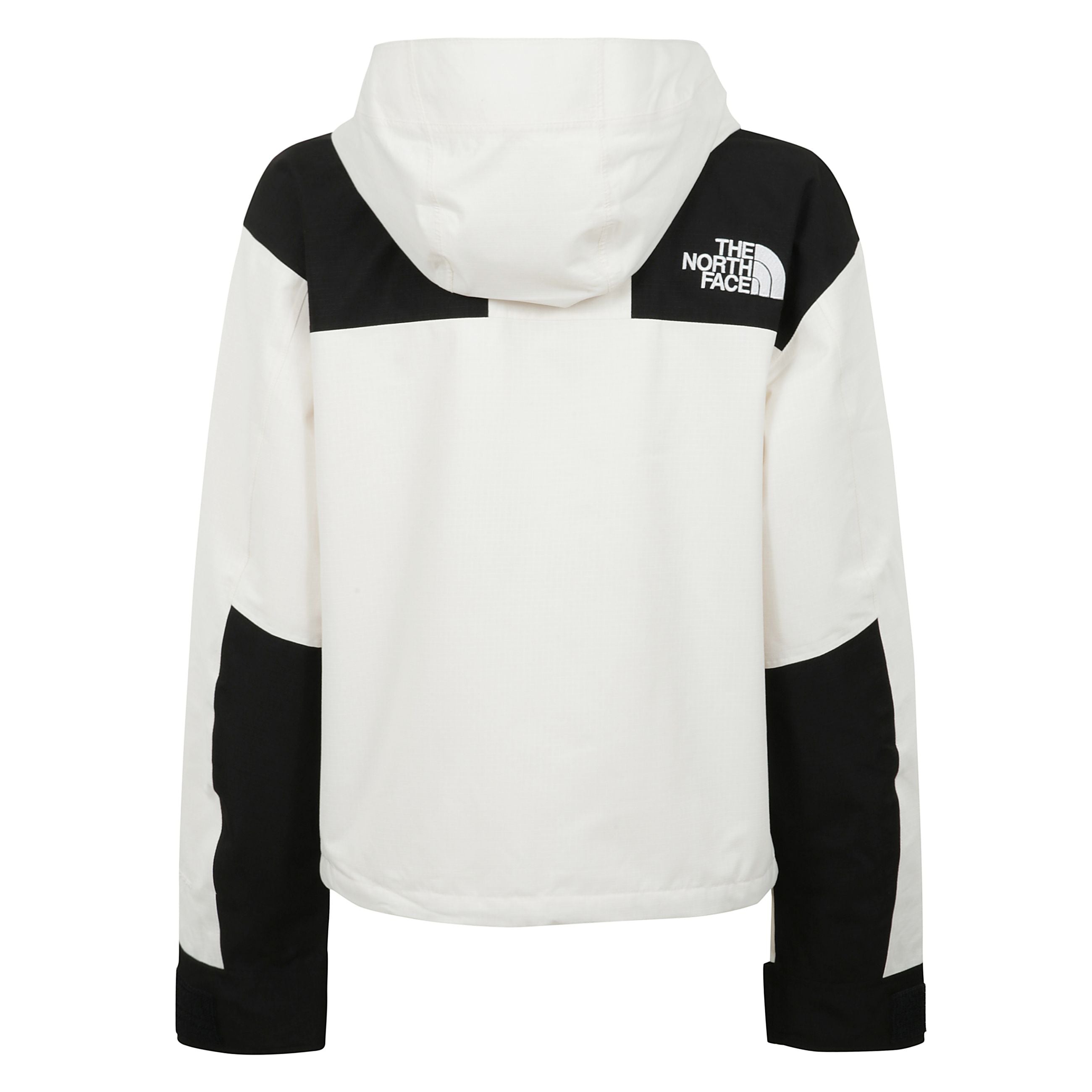 Giubbotto mountain con cappuccio antivento e impermeabile in tessuto dryvent mono.