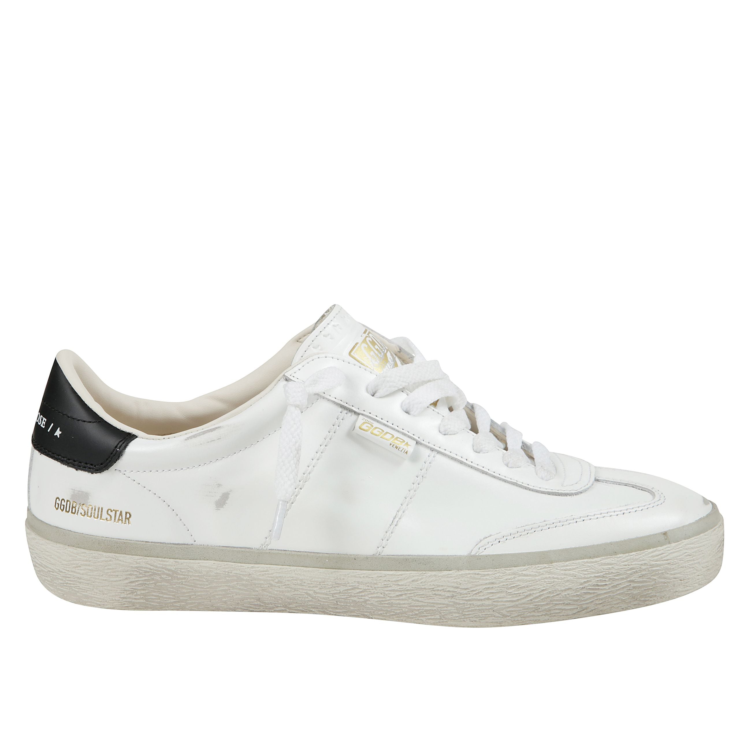 Sneakers soul star in pelle con tallone nero