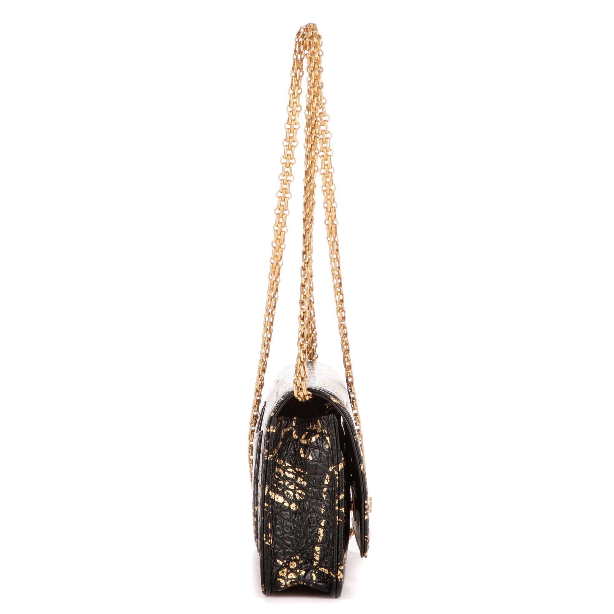 2.55 Graffiti Crocodile Reissue Wallet On Chain