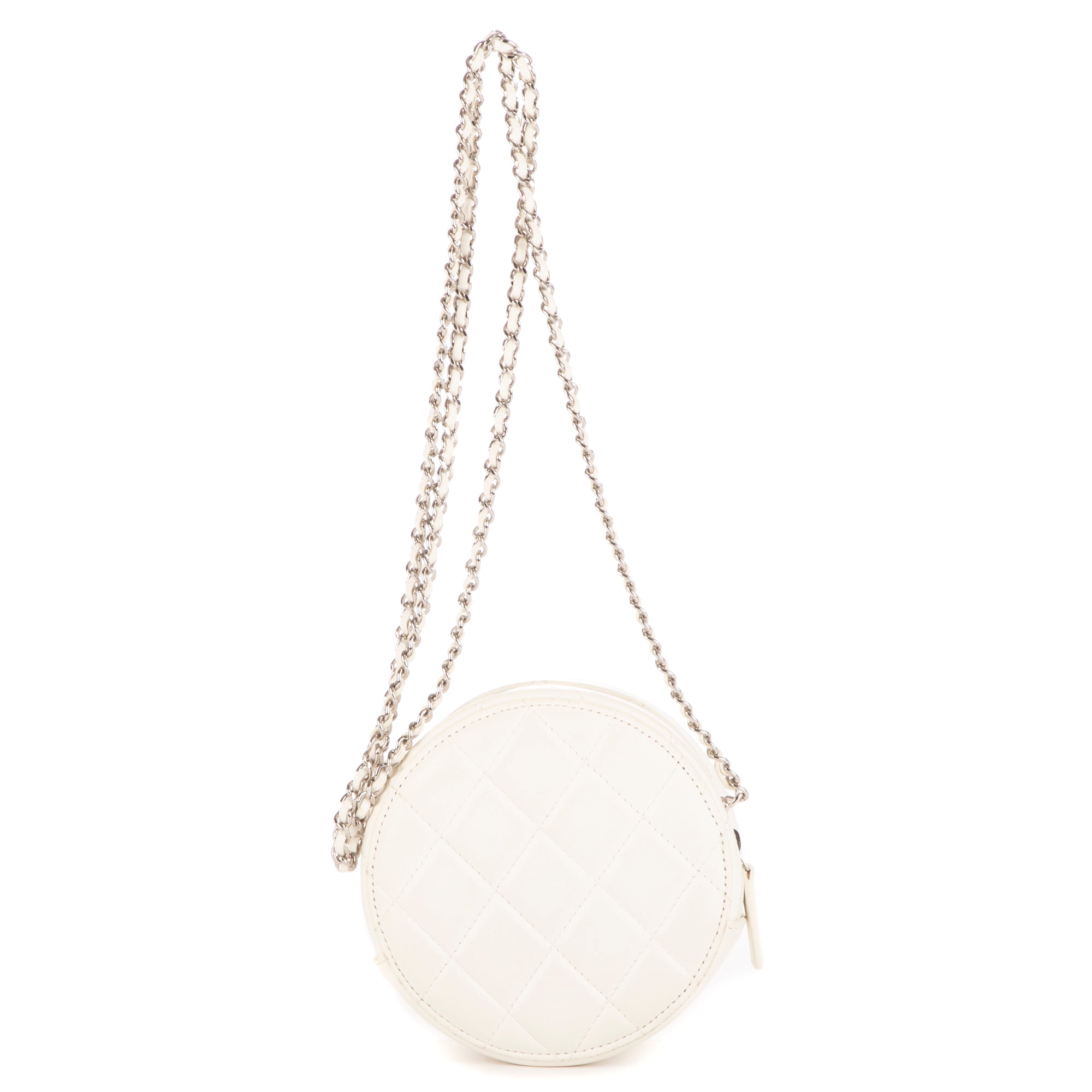 Mirror Round Chain Crossbody Mini