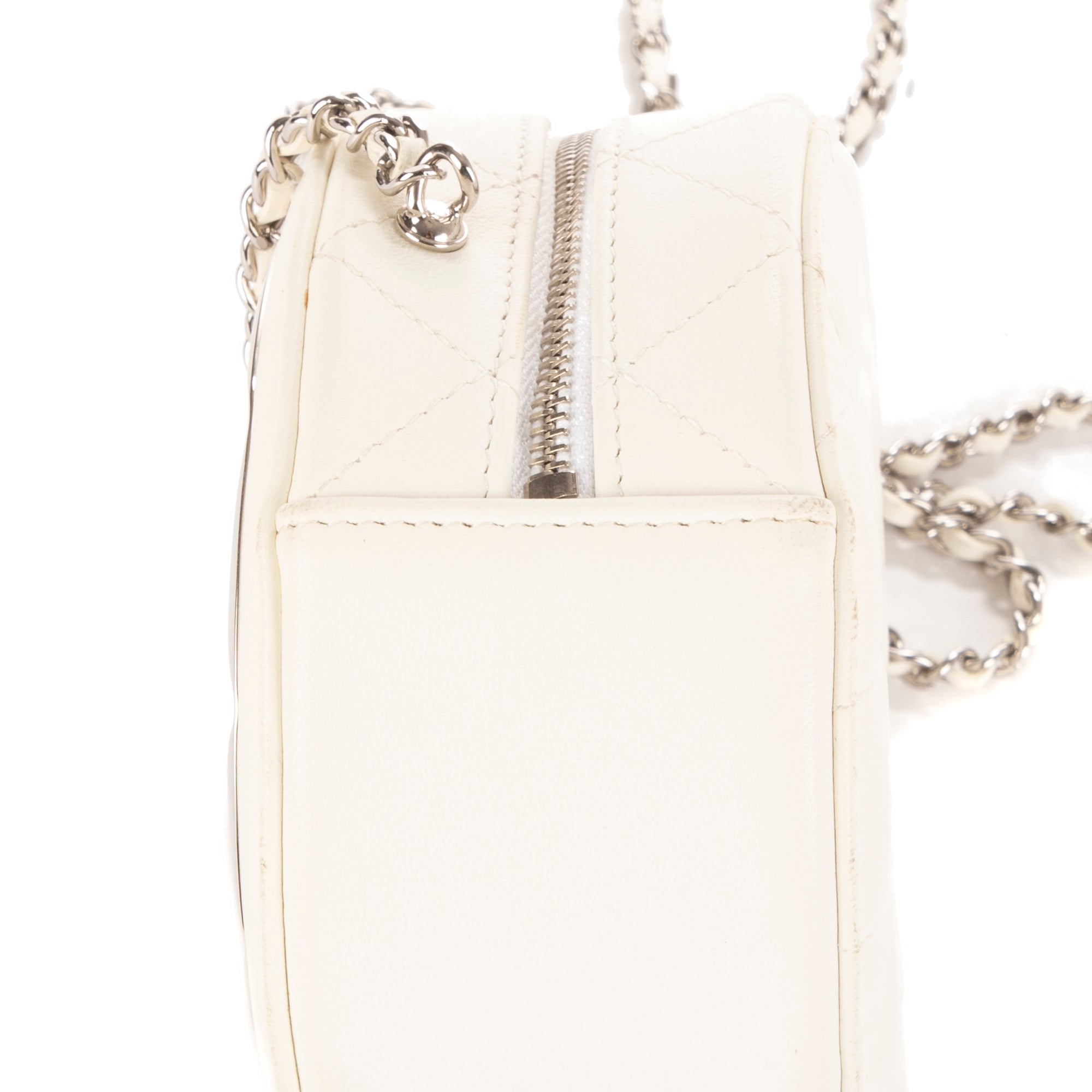 Mirror Round Chain Crossbody Mini