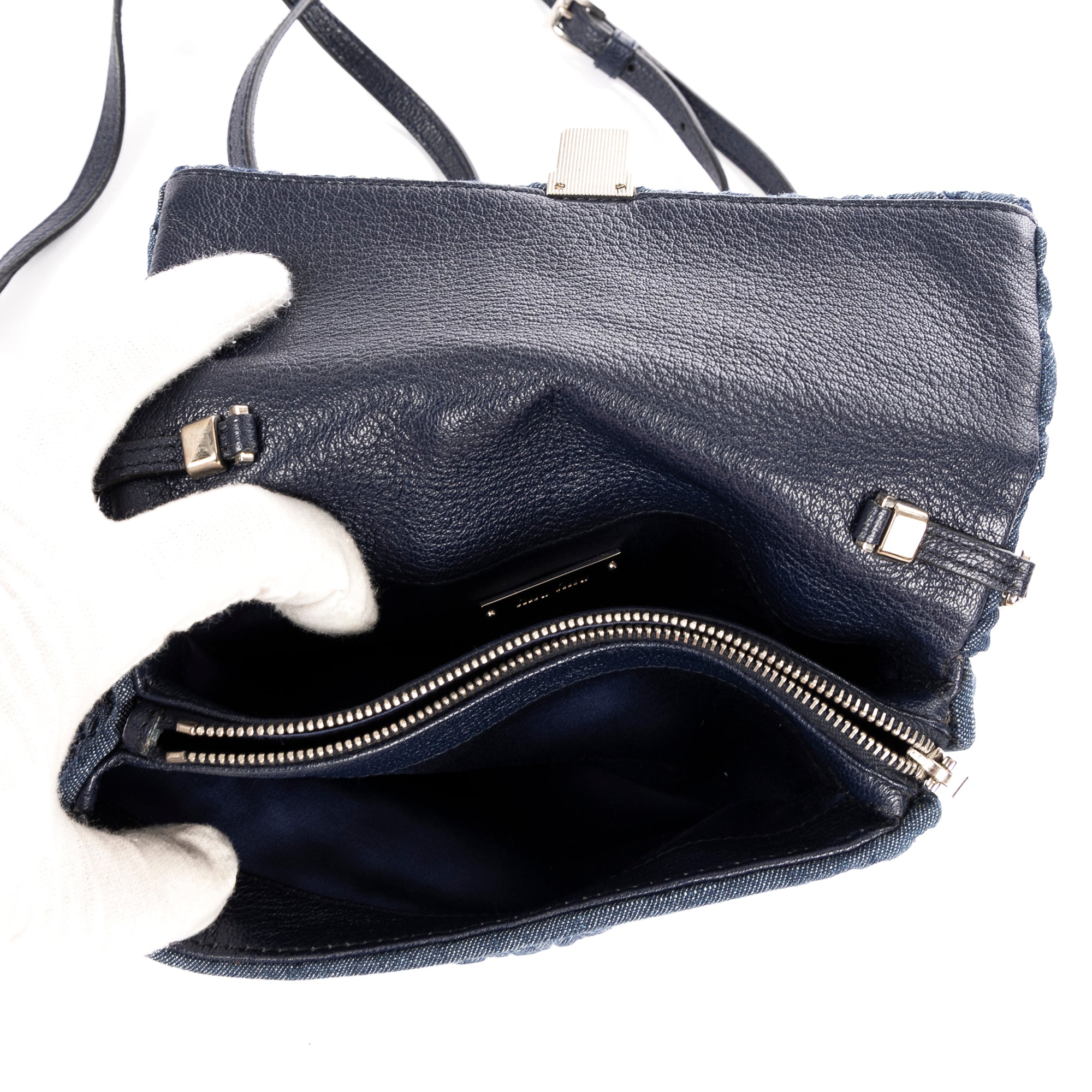 Denim Crossbody Flap