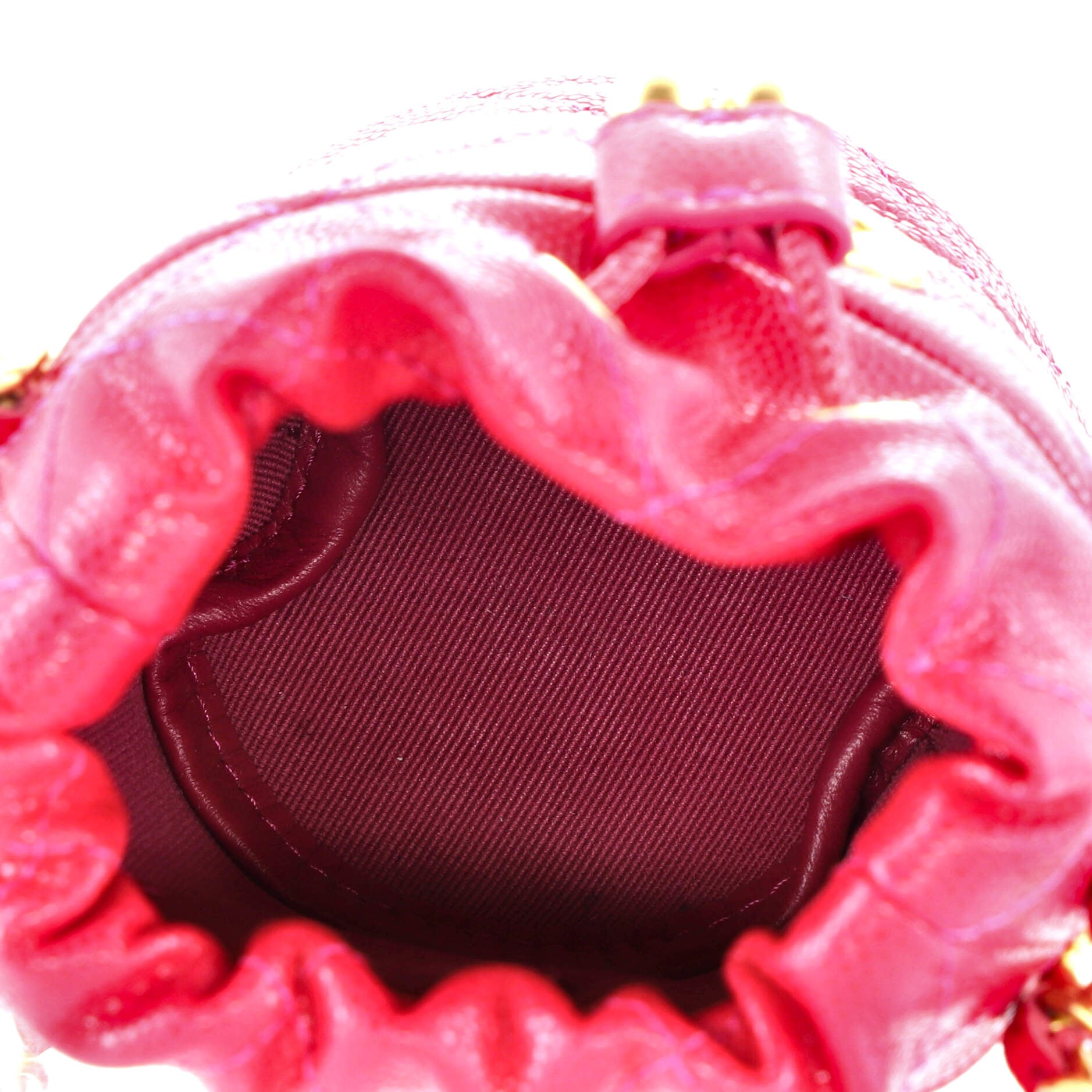 Twist Your Buttons Drawstring Bucket Mini