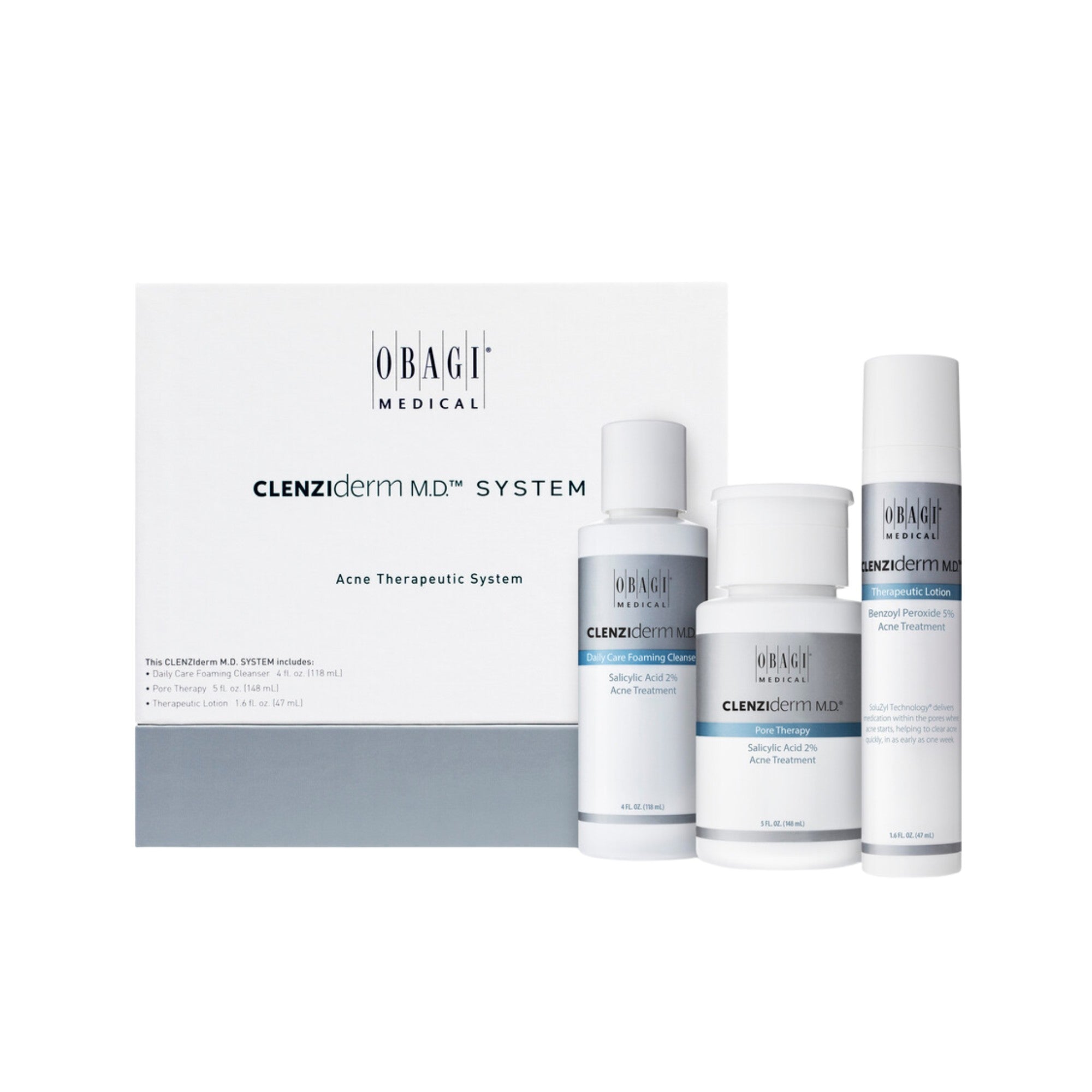 OBAGI-CLENZIDERM M.D ACNE THERAPEUTIC SYSTEM KIT N-OBAGI-NORMAL&OILYKIT