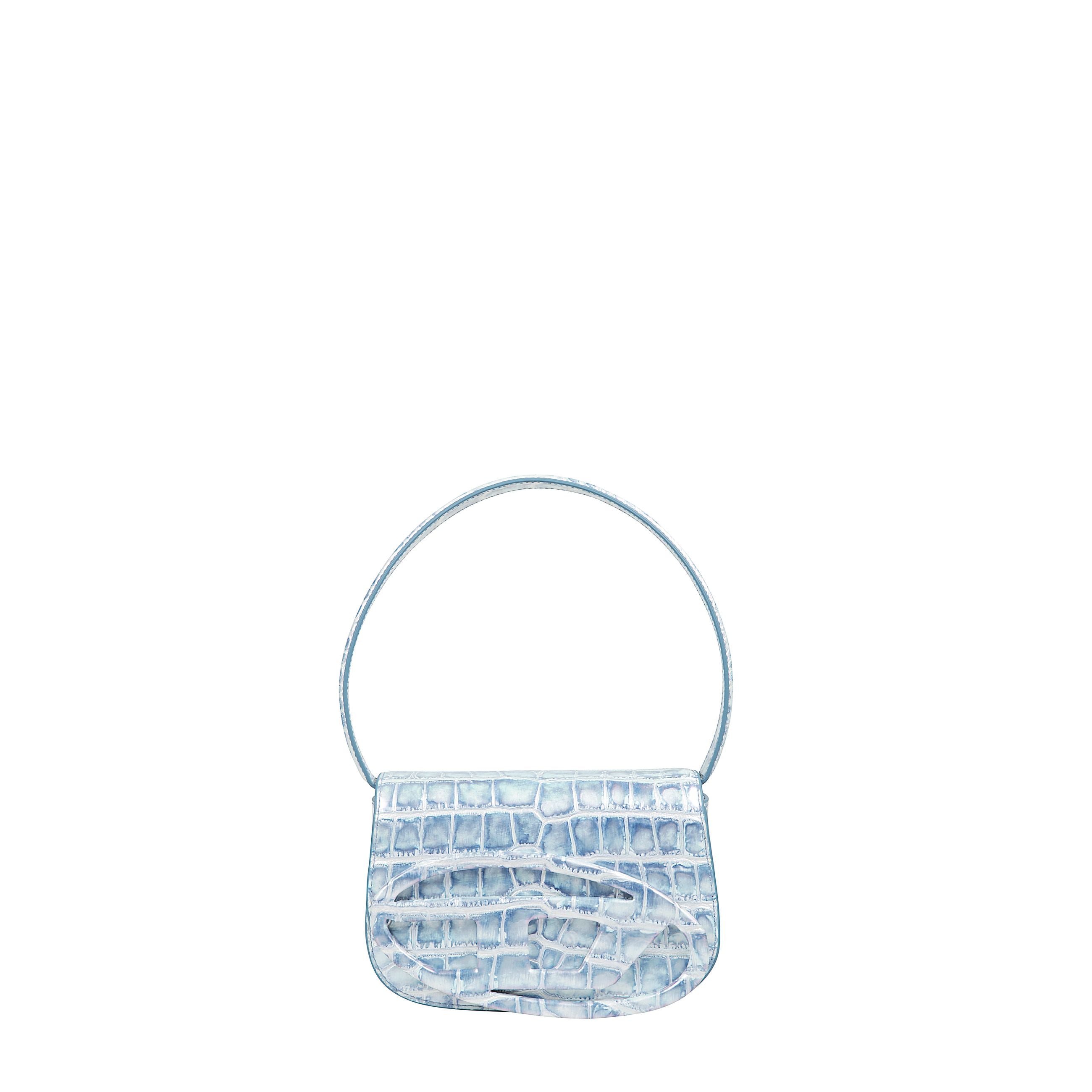 Borsa a spalla in pelle con battente nella parte superiore con chiusura magnetica, manico superiore, tracolla regolabile e rimovibile