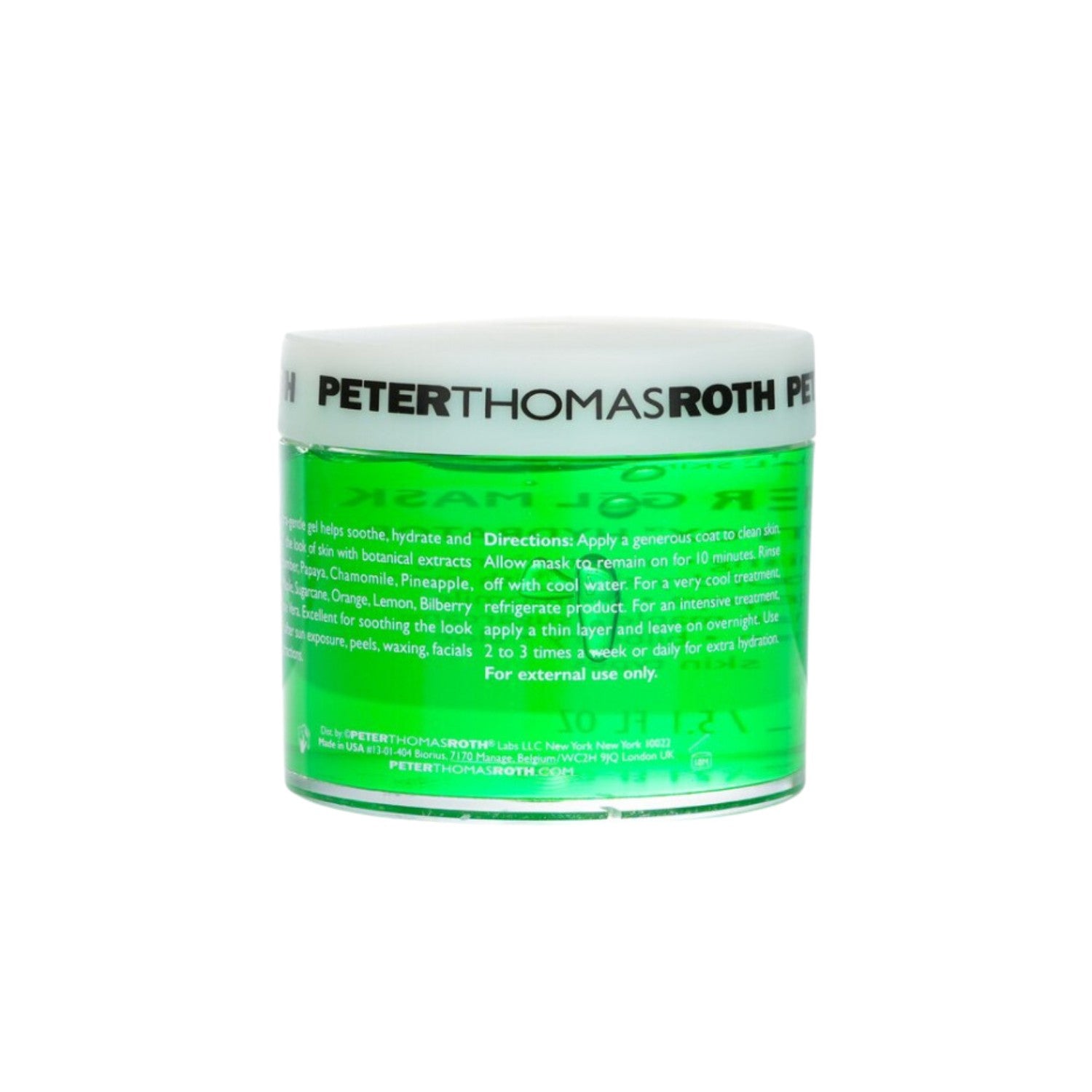 PTR Cucumber Gel Mask 150ml/5.3oz